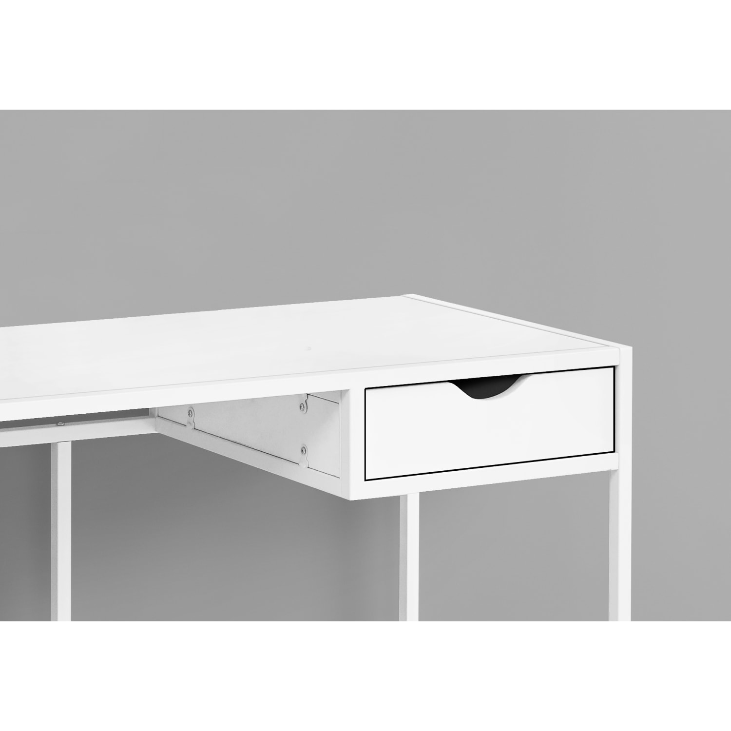 Monarch Specialties Riva 43inW Computer Desk, White - Image 4