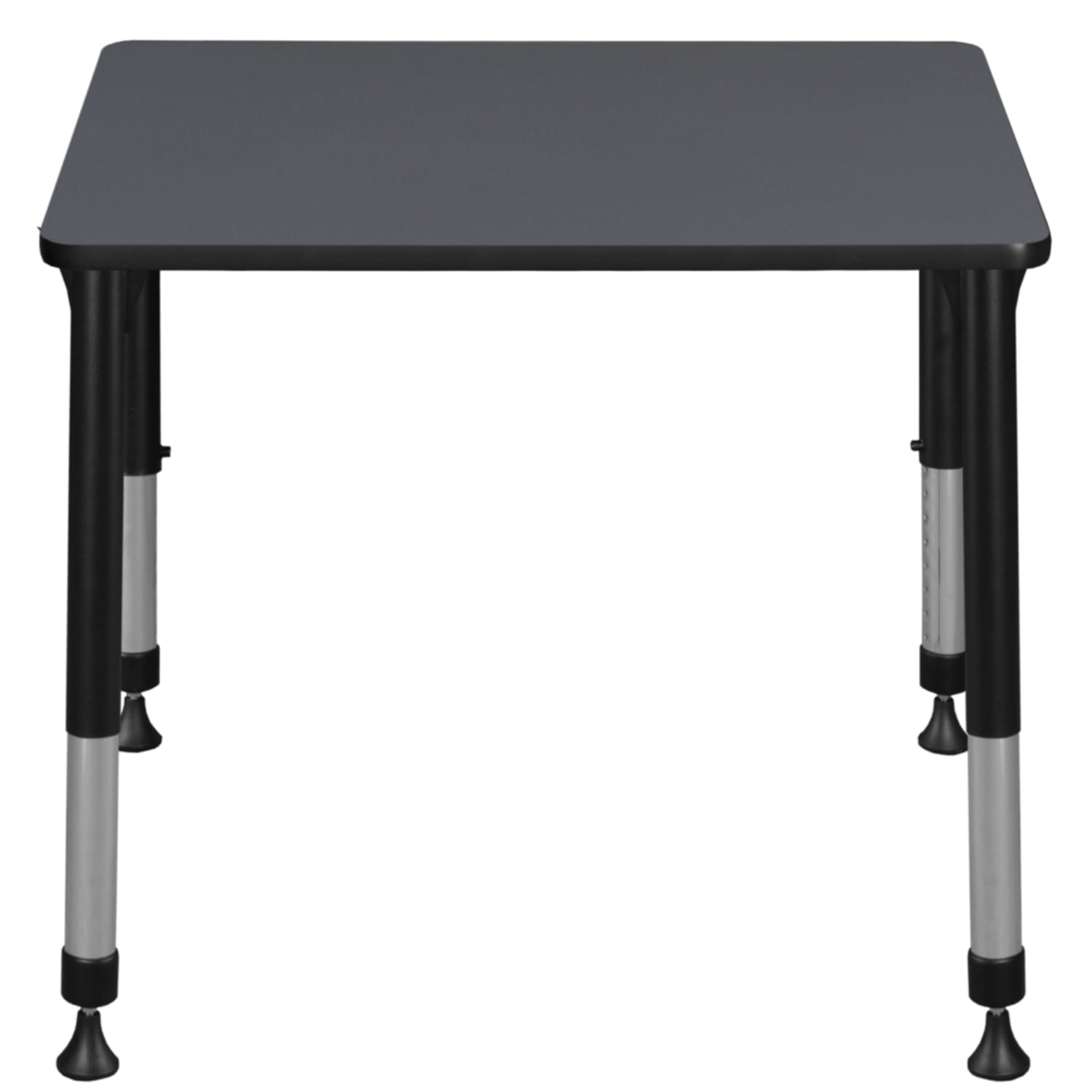 Regency 26inW Rectangular Adjustable Height School Student Desk, Gray - Image 5