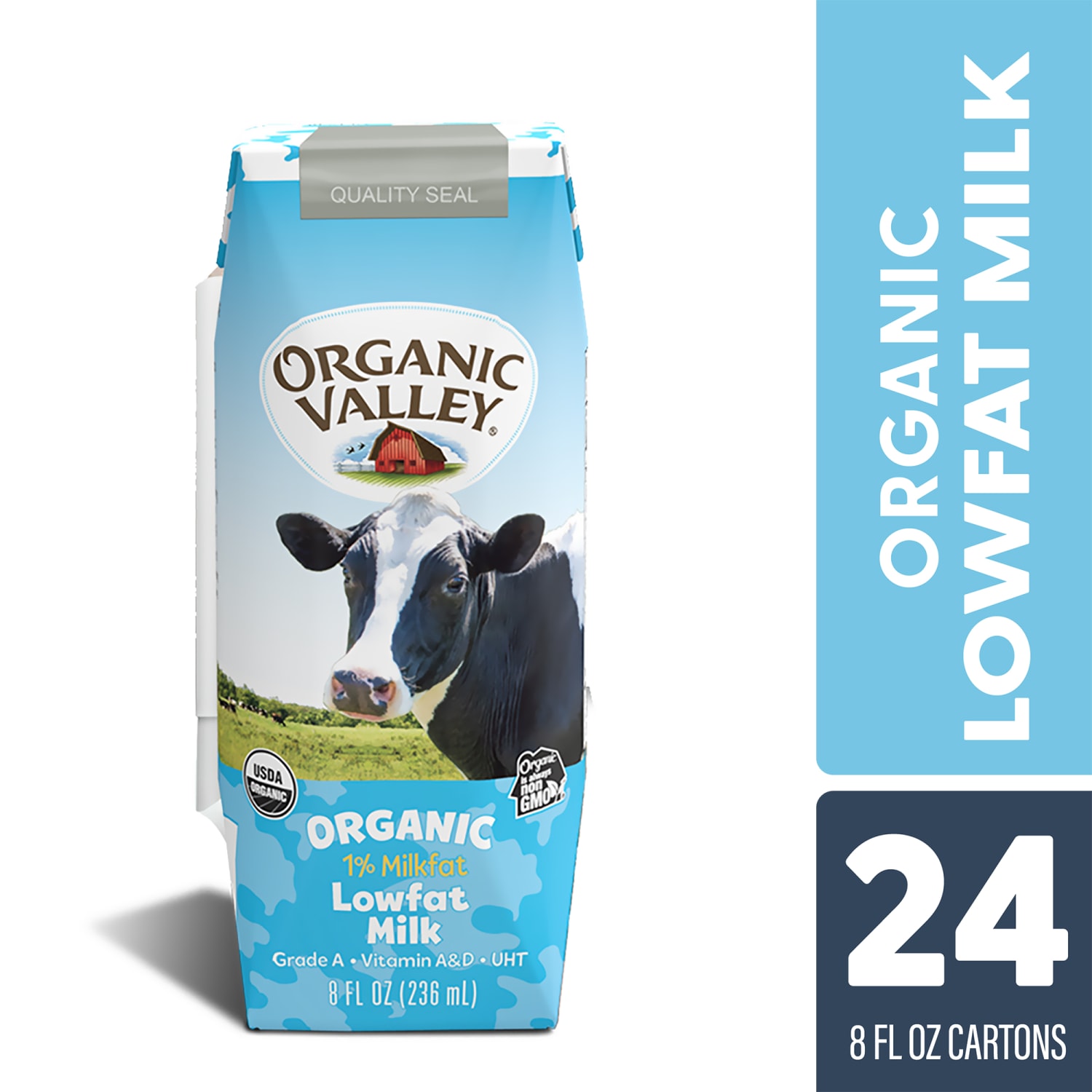 Organic Valley Aseptic Single-Serve Milk Boxes, 8 Oz, Pack Of 24 Boxes - Image 3