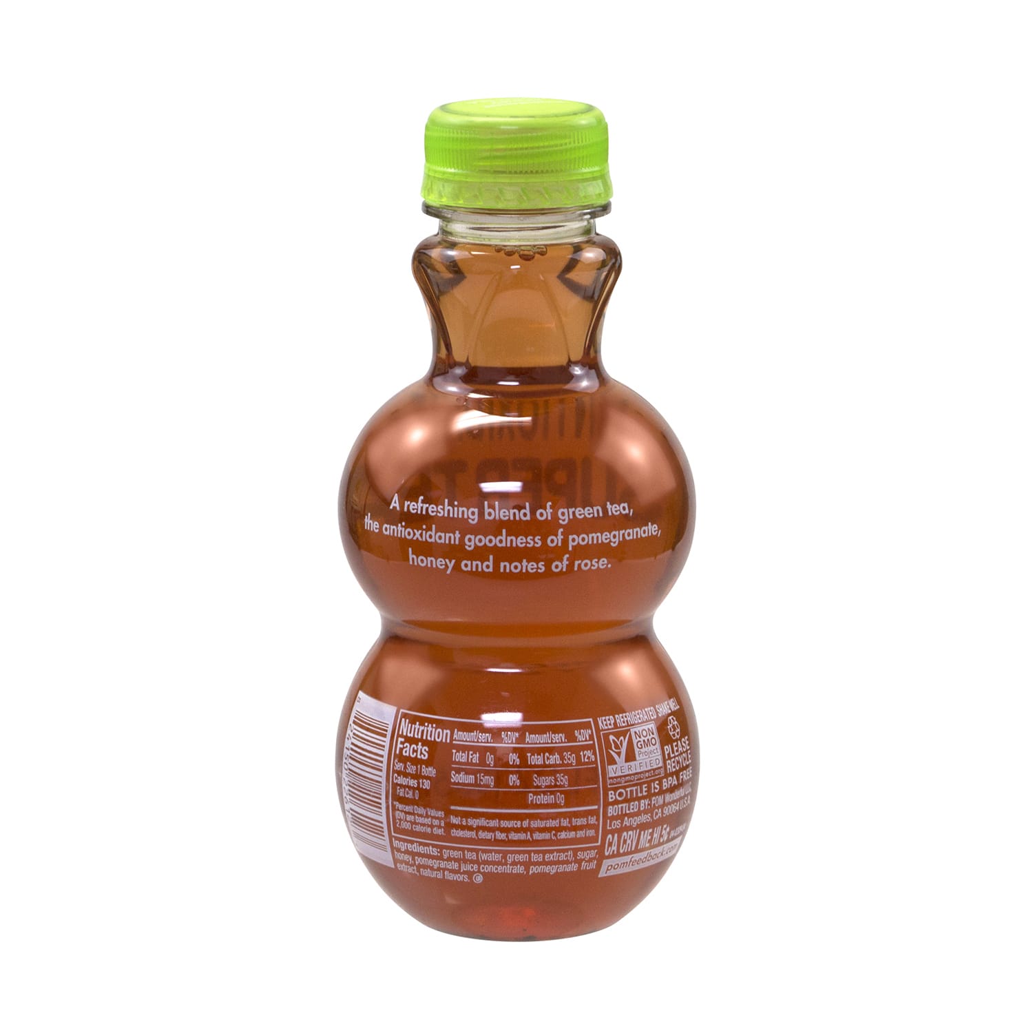 Pom Antioxidant Super Tea Pomegranate Tea, Honey Green Tea, 12 Oz, Carton Of 6 - Image 3