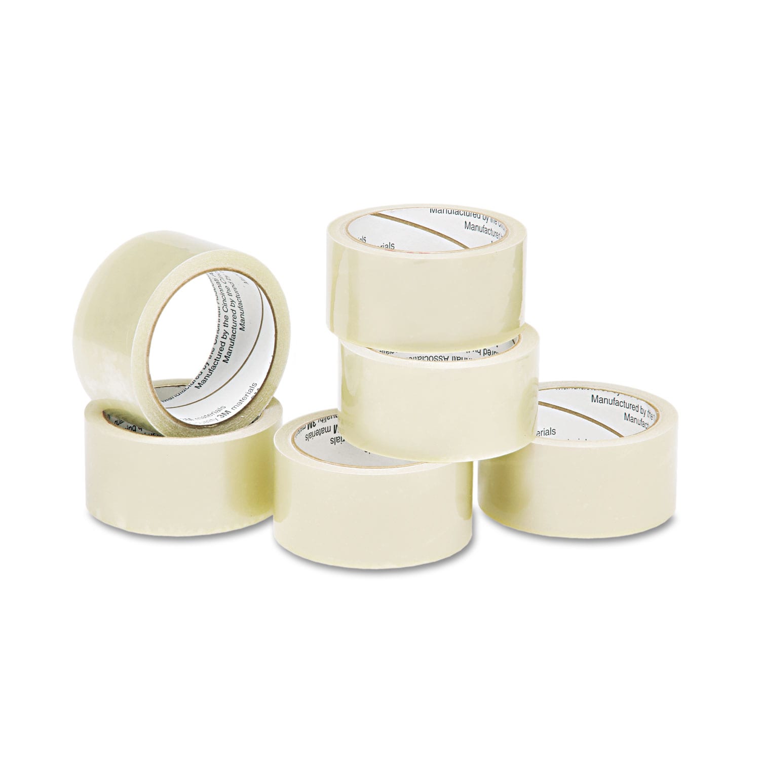SKILCRAFT Economy-Grade Packaging Tape, 2in x 55 Yd., Clear, Pack Of 6 (AbilityOne 7510-01-579-6871)
