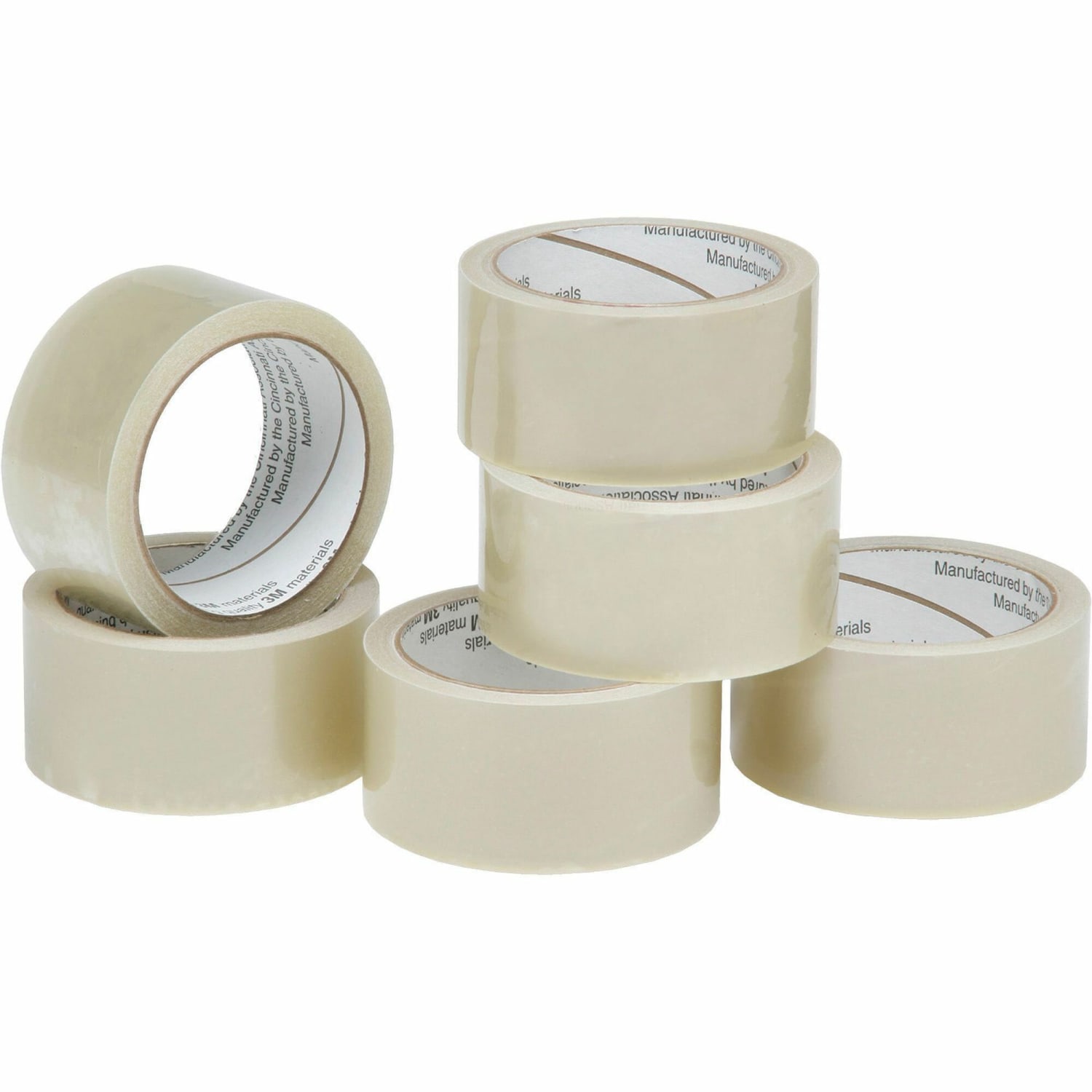 SKILCRAFT Economy-Grade Packaging Tape, 2in x 55 Yd., Clear, Pack Of 6 (AbilityOne 7510-01-579-6871) - Image 3