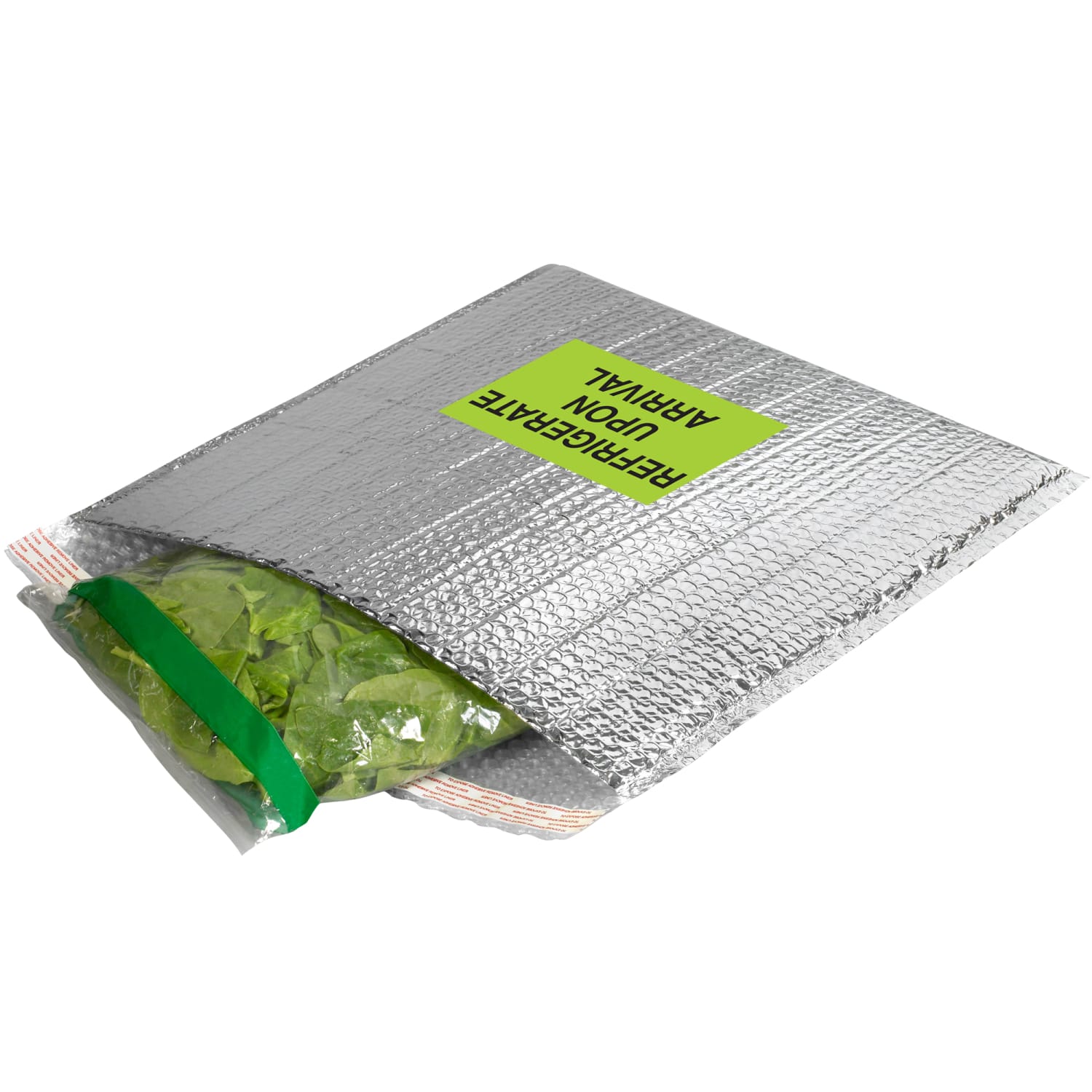 Tape Logic Preprinted Climate Shipping Labels, "Refrigerate Upon Arrival", DL1327, Rectangle, 2in x 3in, Fluorescent Green, Roll Of 500 - Image 3