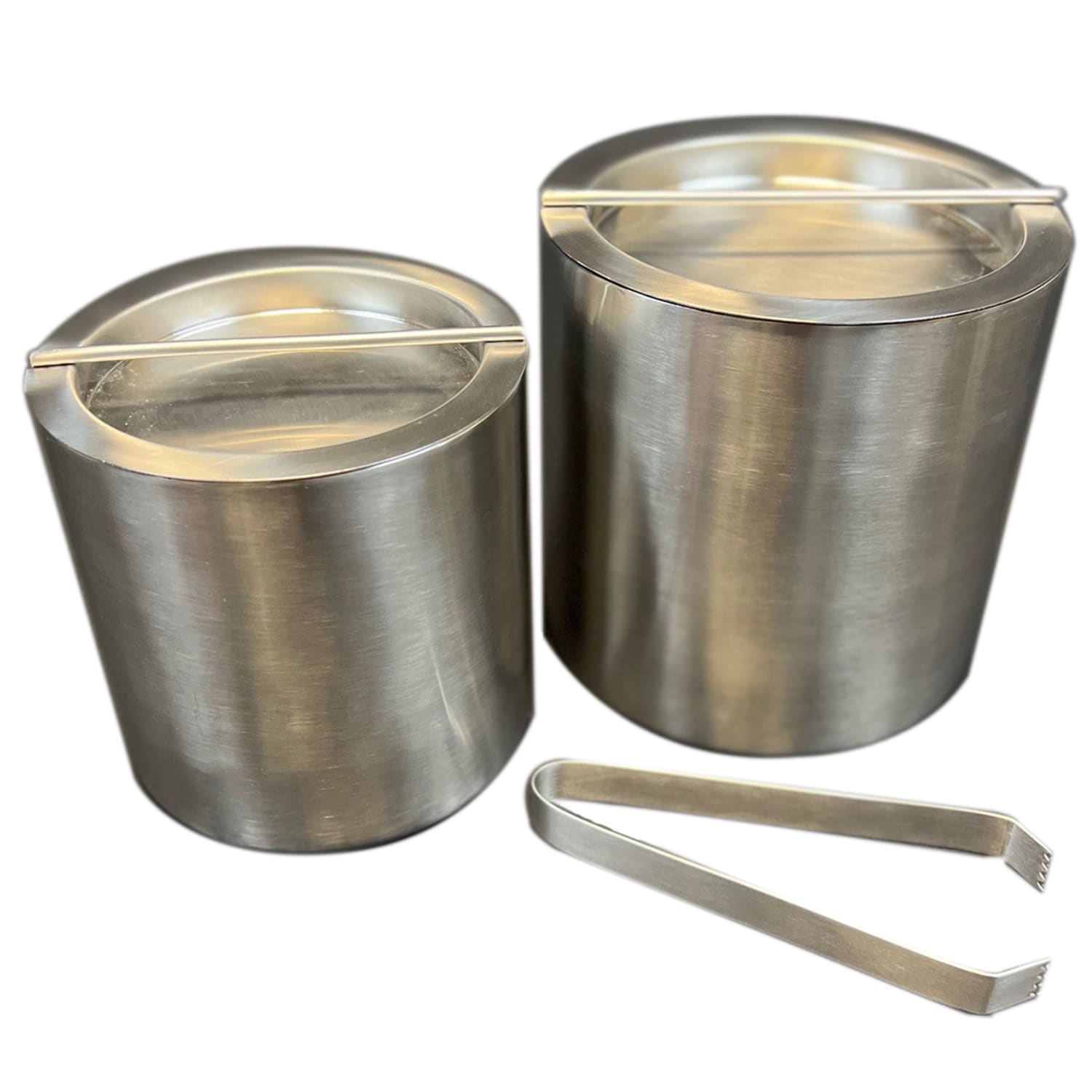 Hospitality Source Ice Buckets, 2-Quart, Matte Silver, Set Of 12 Buckets - Image 6