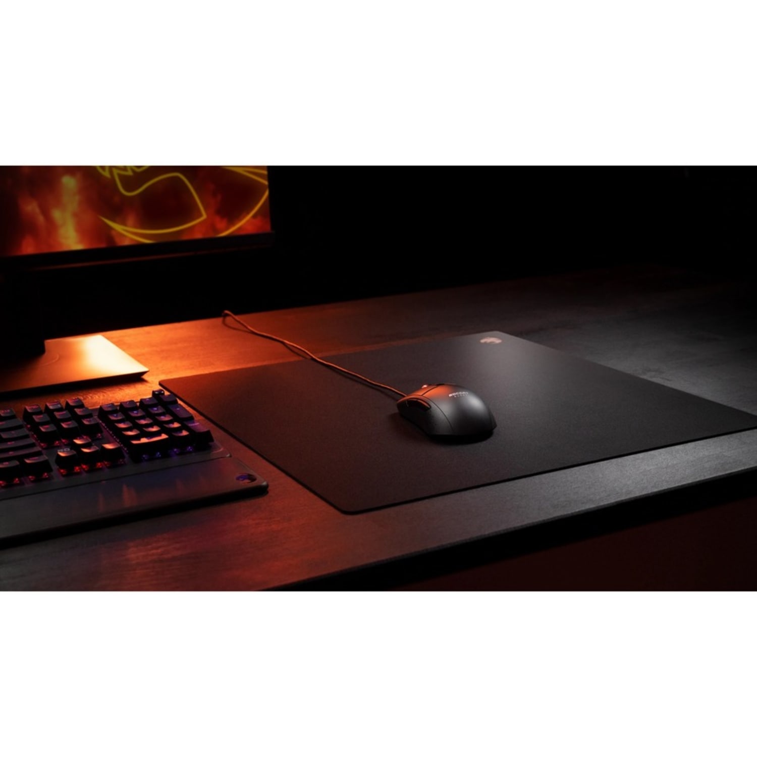Roccat Sense Core Gaming Mousepad, 18-1/4in x 3in x 3in, Black - Image 4