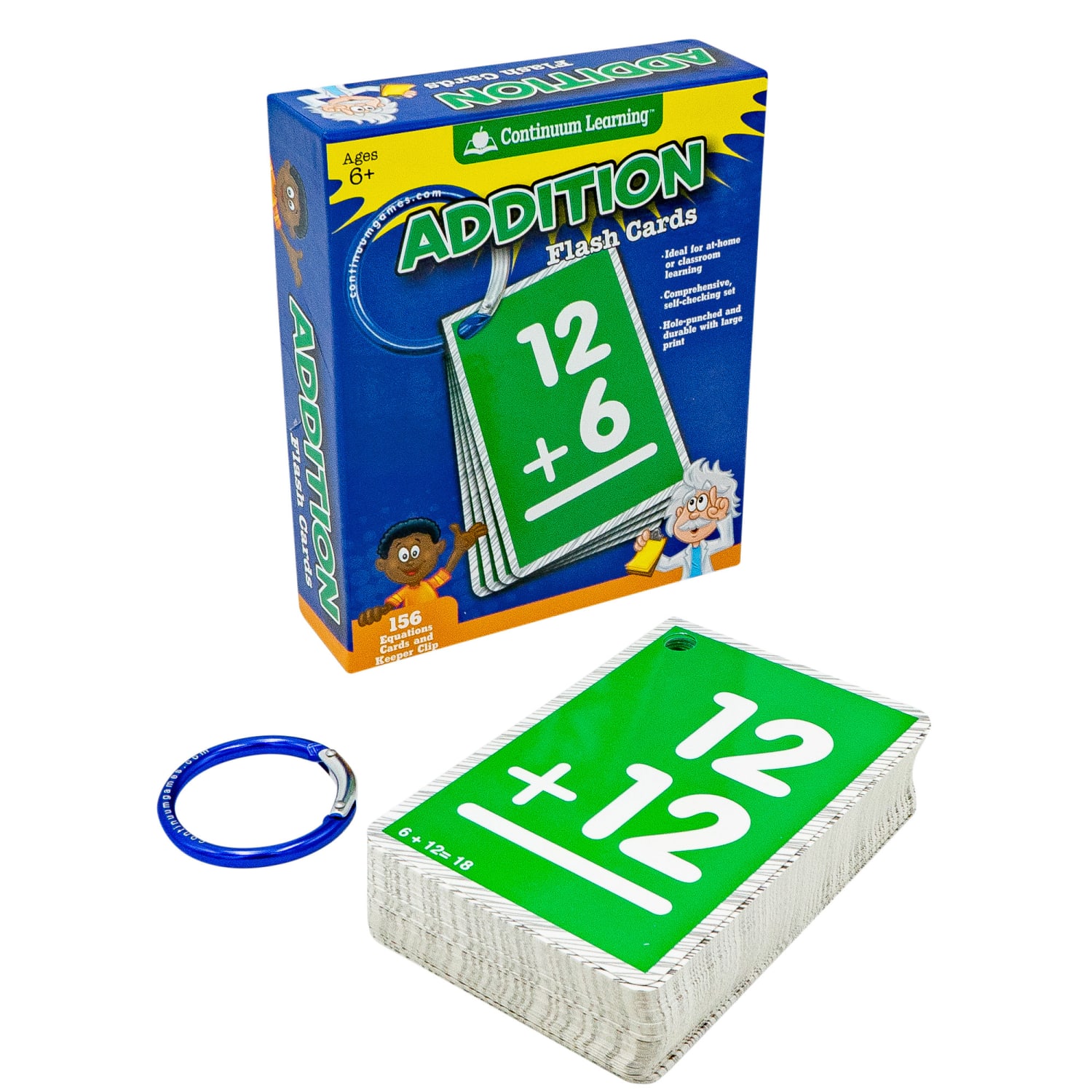 Continuum Games Flash Cards, 3in x 4-1/2in, Addition, Grade 2 - 12 - Image 3