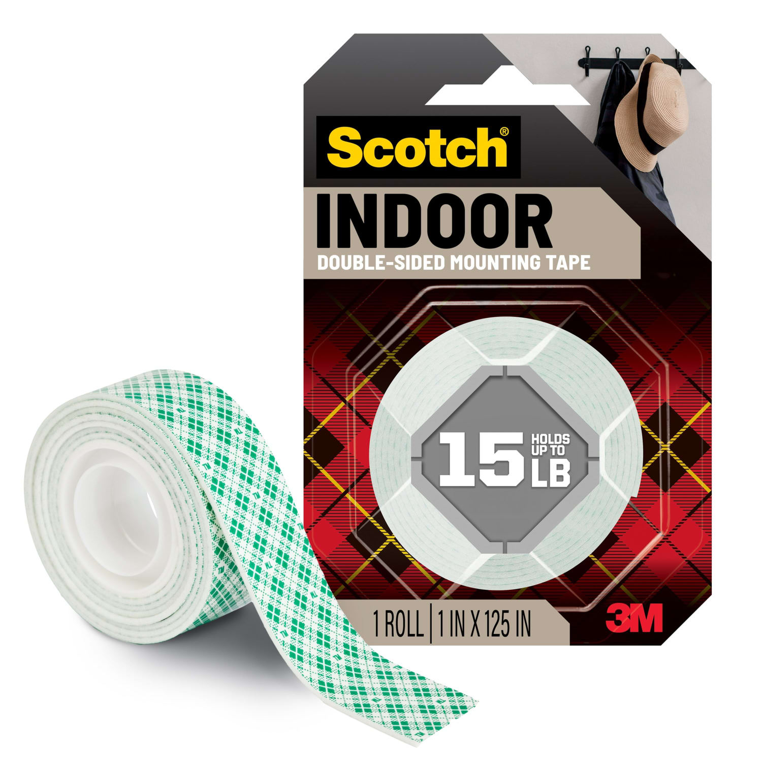 1 in x 125 in (2.54 cm x 3.17 m)