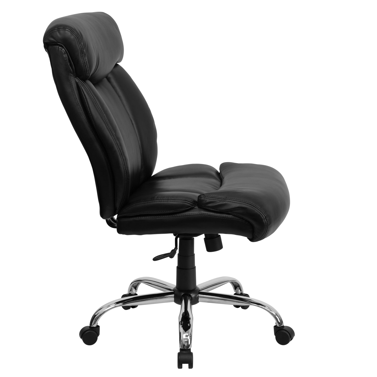 Flash Furniture Hercules Big Tall HighBack Ergonomic LeatherSoft Faux Leather Office Chair With Full Headrest And Chrome Base Black PopularChairscom Flash Furniture Hercules Big Tall High Back Ergonomic LeatherSoft Faux Leather Office Chair With Full Headrest And Chrome Base Black PopularChairscom