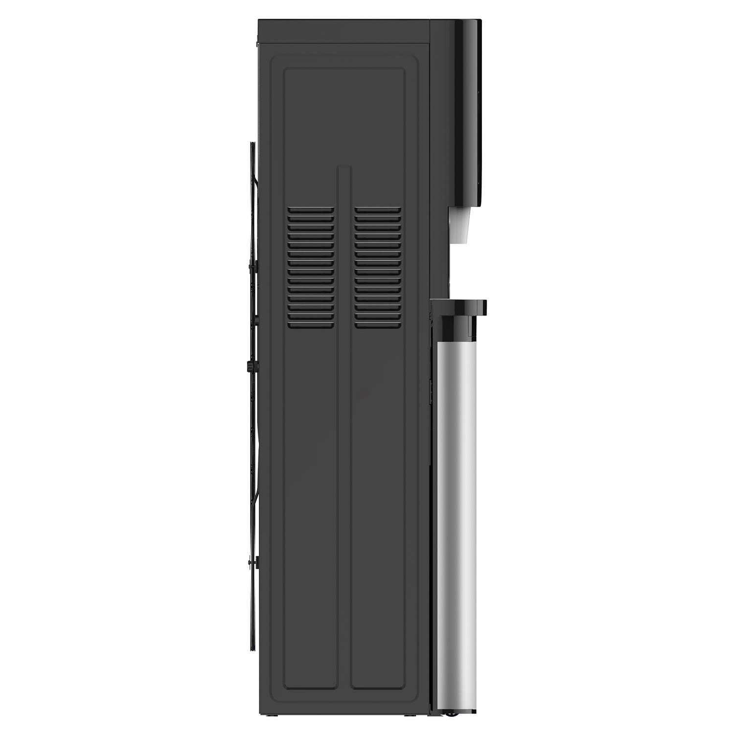Frigidaire Bottom-Loading Freestanding Water Cooler/Dispenser With Cup Storage, 44-1/2inH x 15-1/2inW x 15-1/2inD, Silver - Image 3