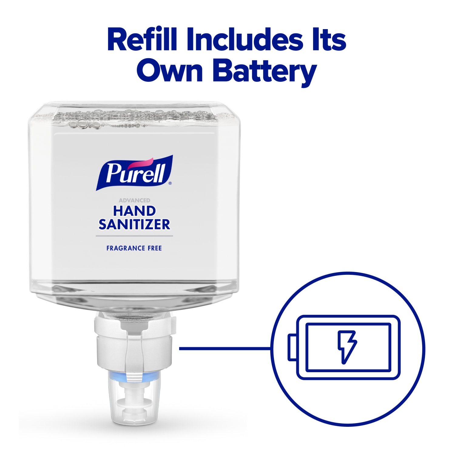 PURELL Advanced Hand Sanitizer Gentle & Free Foam ES8 Refill, Fragrance Free, 40.6 Oz, Pack of 2 - Image 5