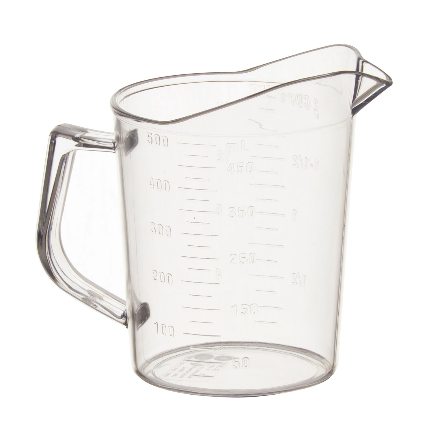 Winco Polycarbonate Measuring Cup, 16 Oz, Clear