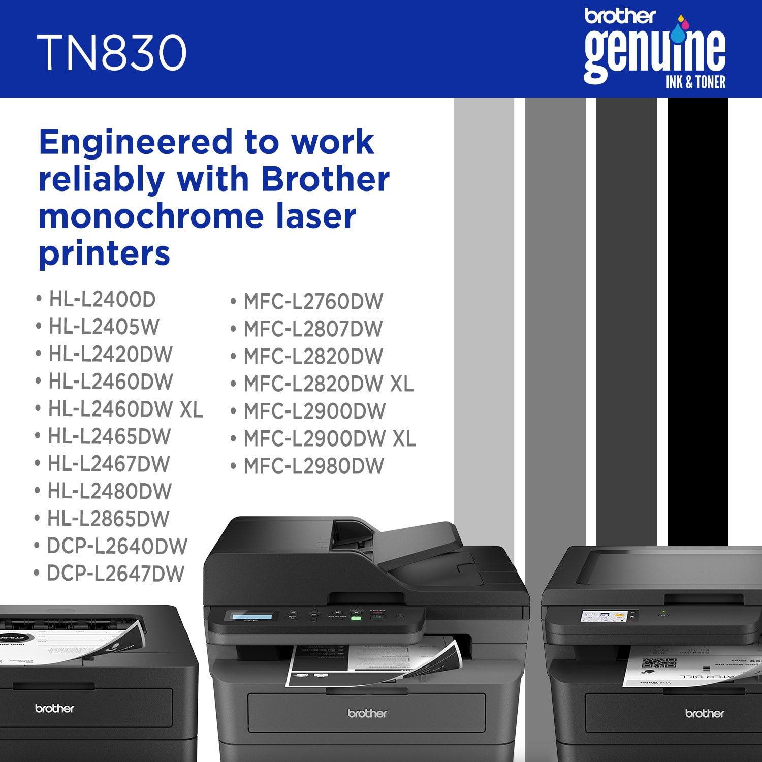Brother TN830 Black Toner Cartridge - Image 3