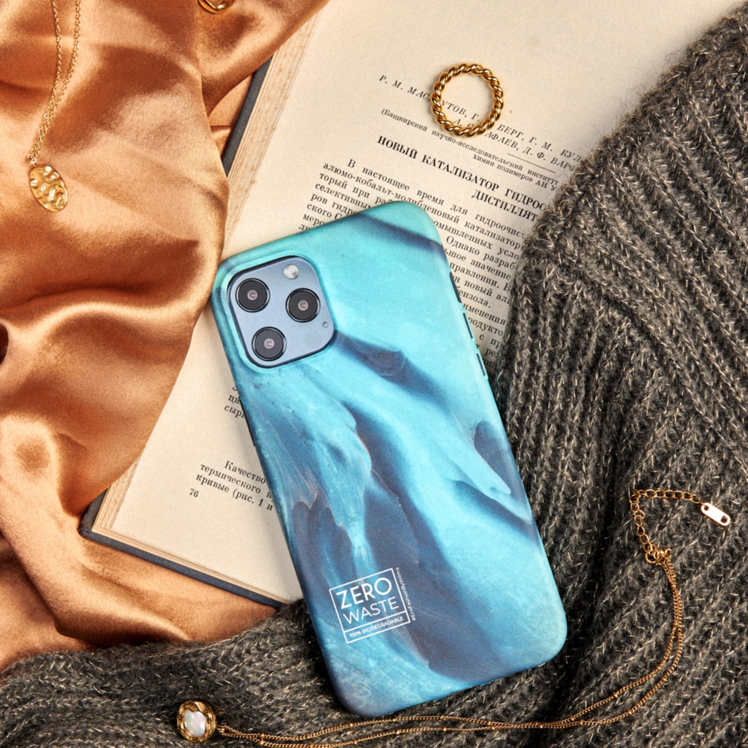 Zero Waste Movement Phone Case for Apple iPhone 11, Glacier, AEN100011 - Image 4