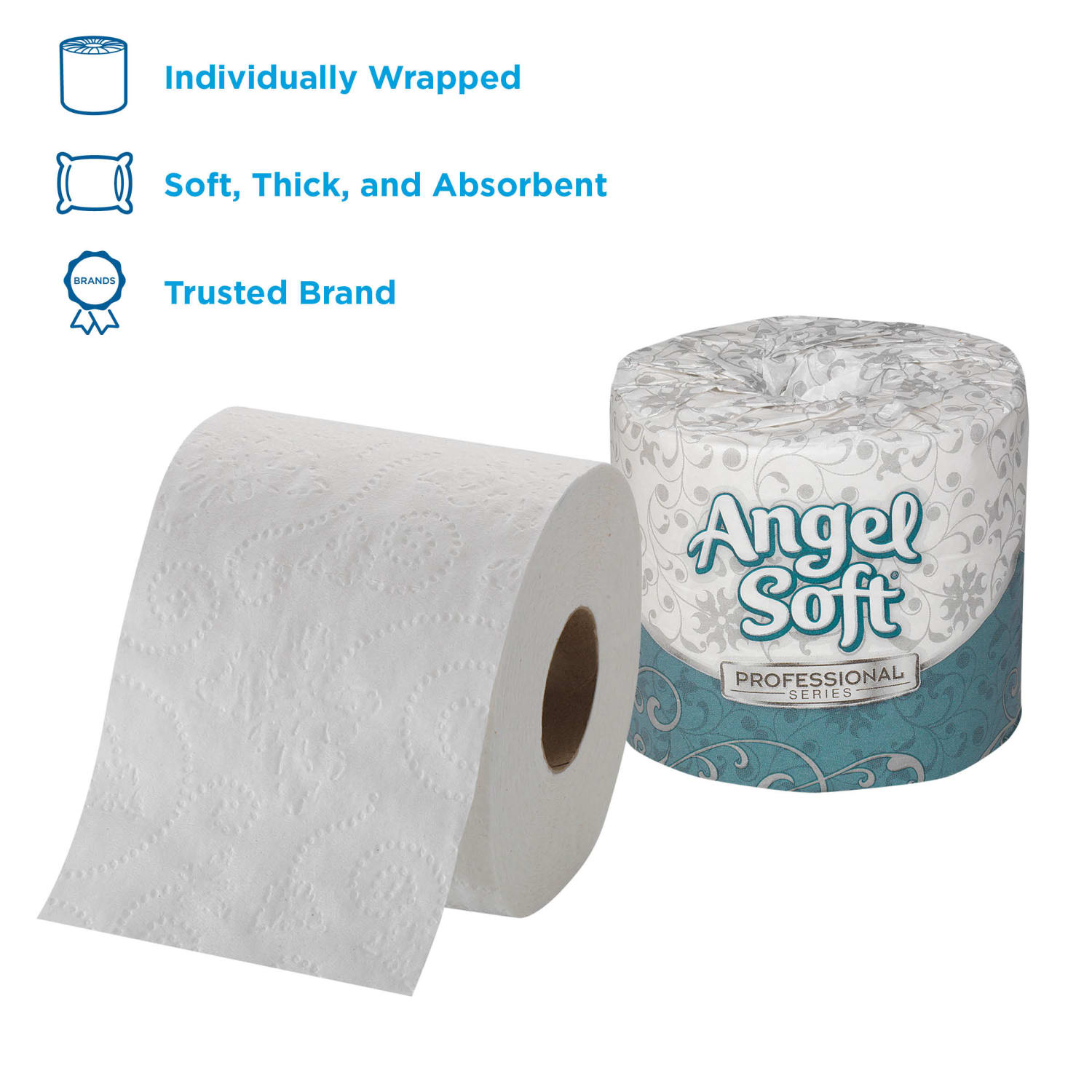 Angel Soft Professional Series by GP PRO Premium 2-Ply Toilet Paper, 450 Sheets Per Roll, Pack Of 20 Rolls - Image 3