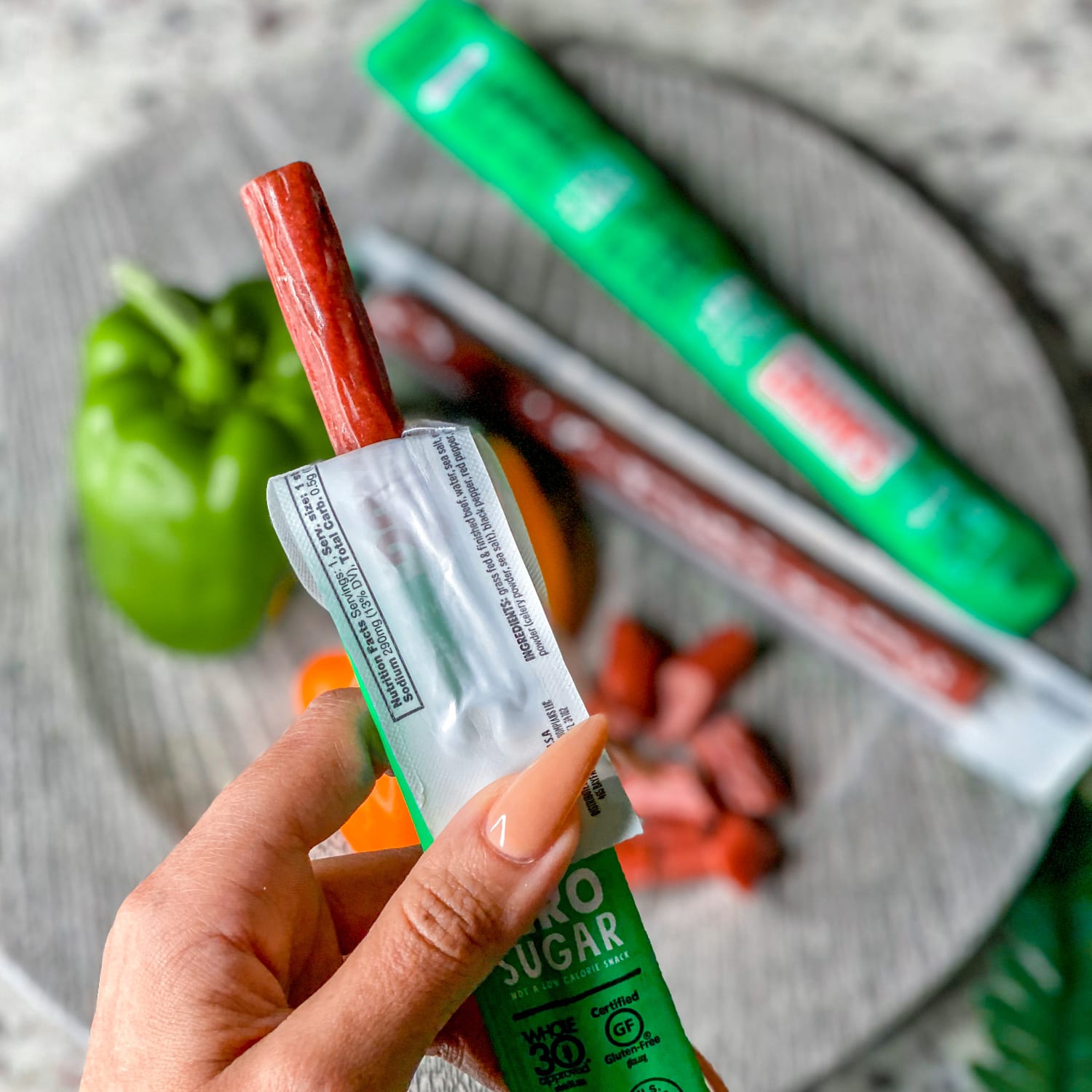 CHOMPS Beef Snack Sticks, Jalapeno, 1.15 Oz, Pack Of 24 Sticks - Image 4