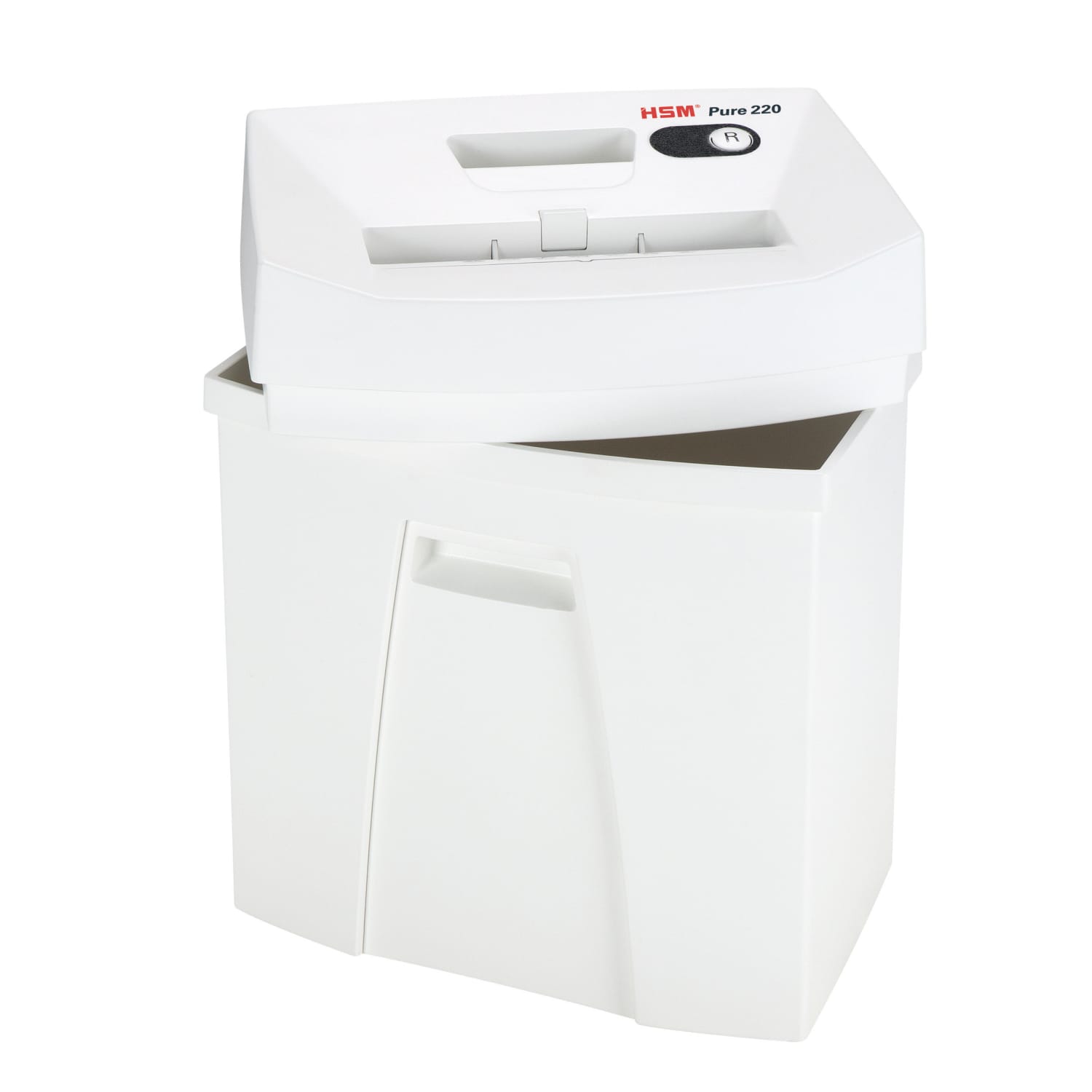 HSM Pure 220c Cross-Cut Shredder - Cross Cut - 7-8 Per Pass - 5.3 gal Waste Capacity - Image 4