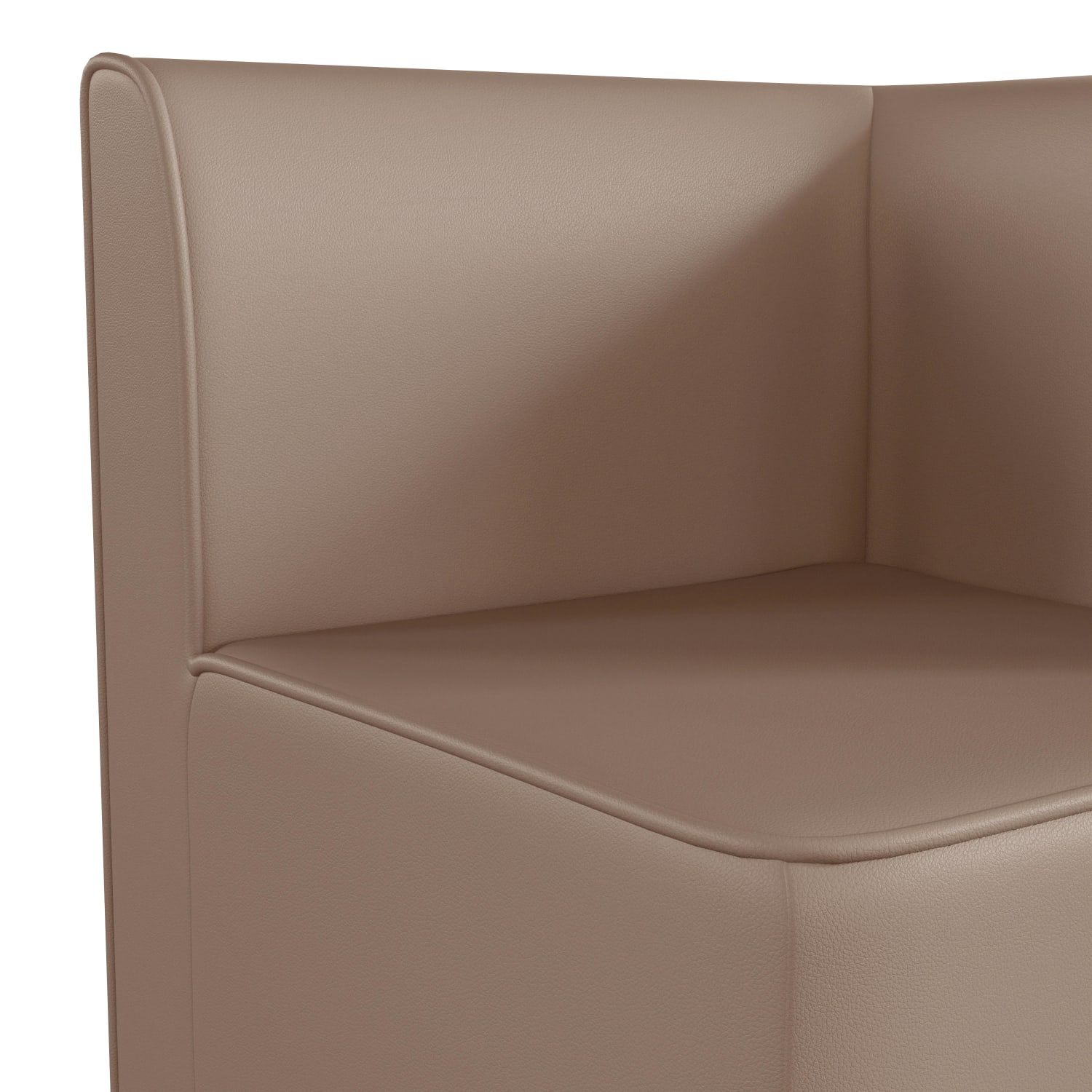 Flash Furniture Bright Beginnings Commercial Grade Modular Classroom Soft Seating 1 Seater Corner Chair Neutral PopularChairscom