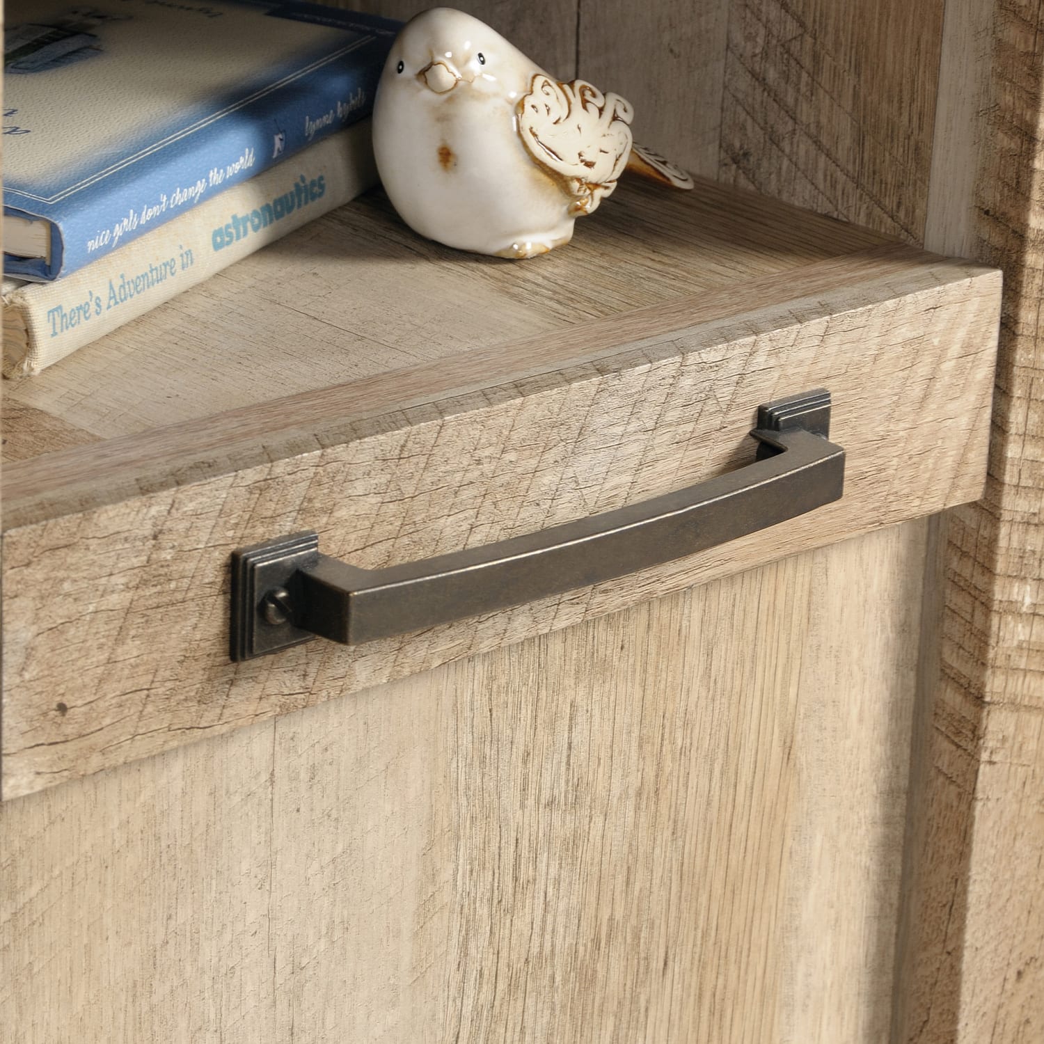 Sauder Cannery Bridge Side Table, Rectangular, Lintel Oak - Image 5