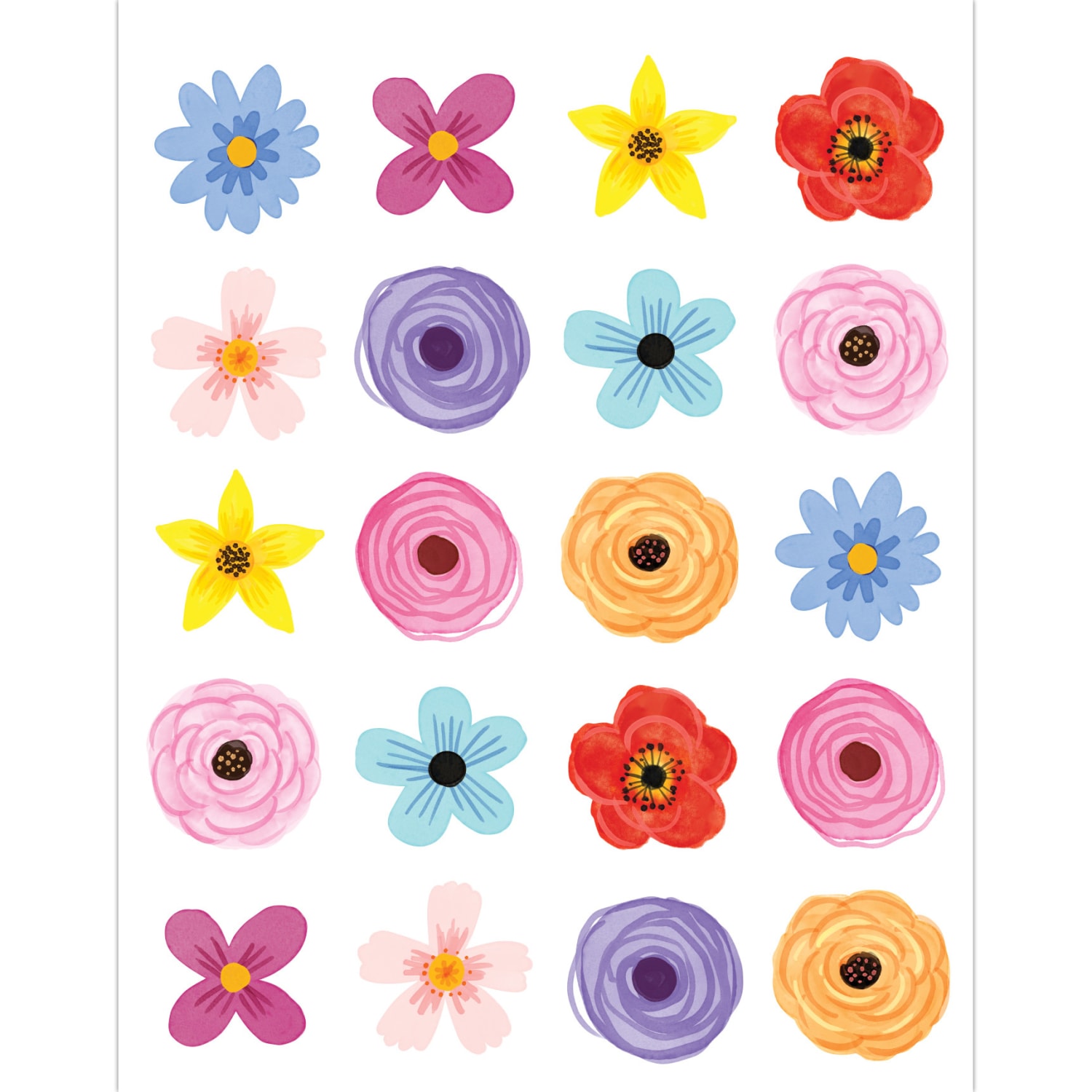 Teacher Created Resources Stickers, 2-1/2in x 1/2in, Wildflowers, 120 Stickers Per Pack, Bundle Of 12 Packs - Image 4