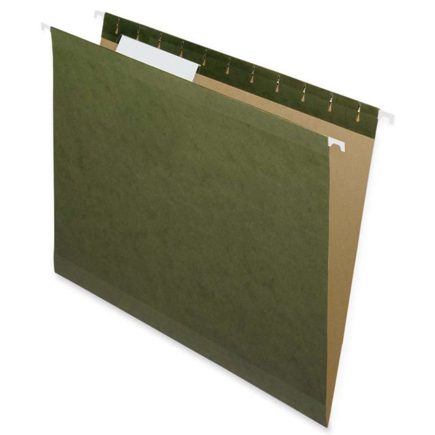 Nature Saver 1/3-Cut Hanging File Folders, Letter Size, 100% Recycled, Green, Box Of 25 - Image 3