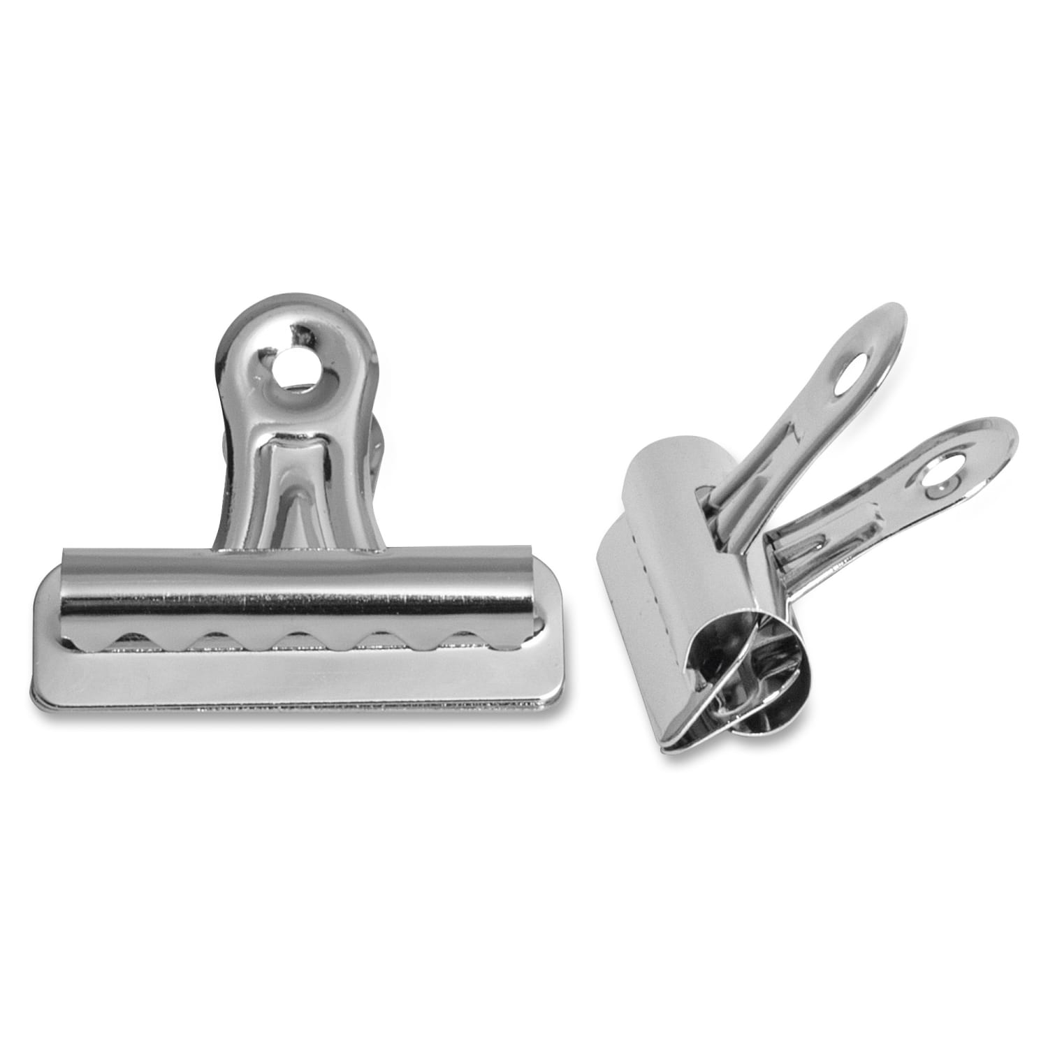 Sparco Boston Bulldog Clips, Size 2, 2 1/4in Wide, 11/32in Capacity, Silver, Box Of 36 - Image 3