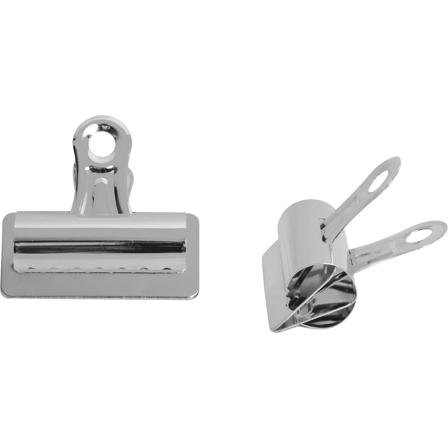 Sparco Boston Bulldog Clips, Size 4, 3in Wide, 1in Capacity, Silver, Box Of 12 - Image 3