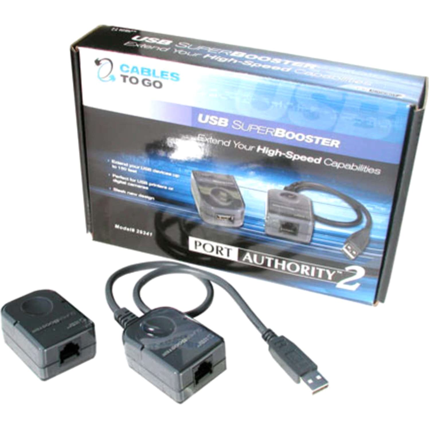 C2G USB Over Cat5 Superbooster Extender Kit - Charcoal - Image 3