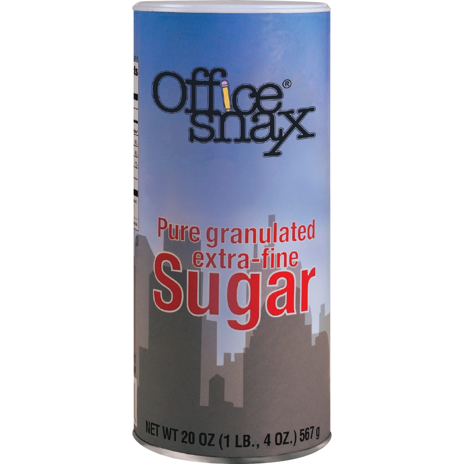 Office Snax Sugar Canister, 20 Oz. - Image 3
