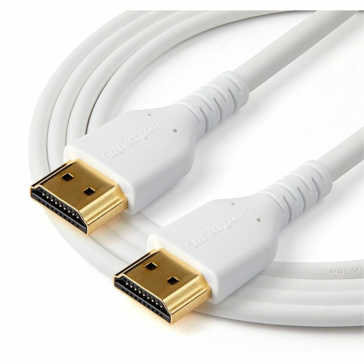 StarTech.com 1m Premium Certified HDMI 2.0 Cable with Ethernet - 3ft High Speed UHD 4K 60Hz HDR Durable Rugged Ultra HD HDMI Monitor Cord - 3.3ft/1m Premium Certified HDMI 2.0 with Ethernet; 4K 60Hz 4096x2160p/UHD/HDR10/Ultra wide/32 Ch Audio - Image 4