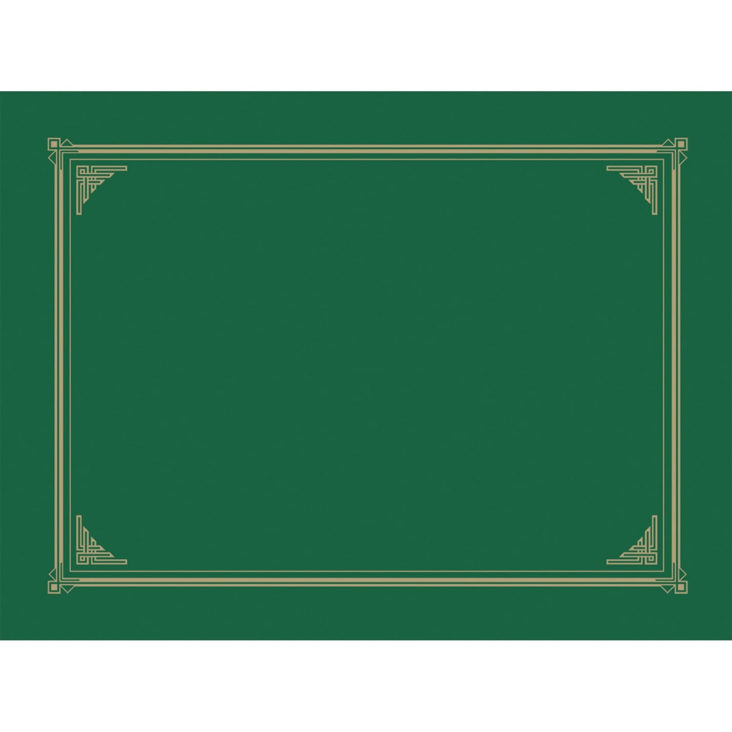 Geographics Certificate Holders, Green,  20% Recycled, Pack Of 6 - Image 3