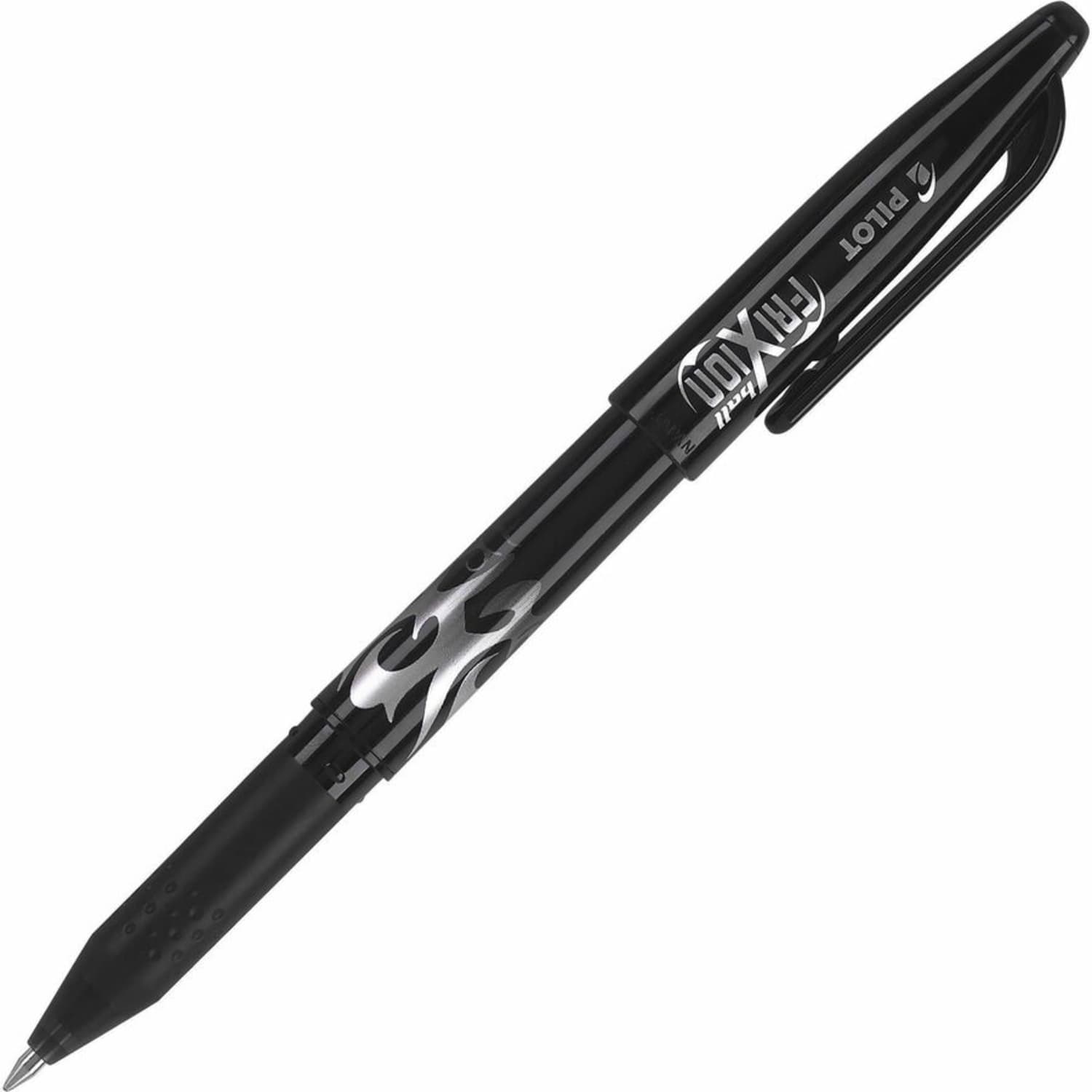 Pilot FriXion Ball Erasable Gel Pens, Pack of 12, Fine Point, 0.7 mm, Black Barrel, Black Ink - Image 3