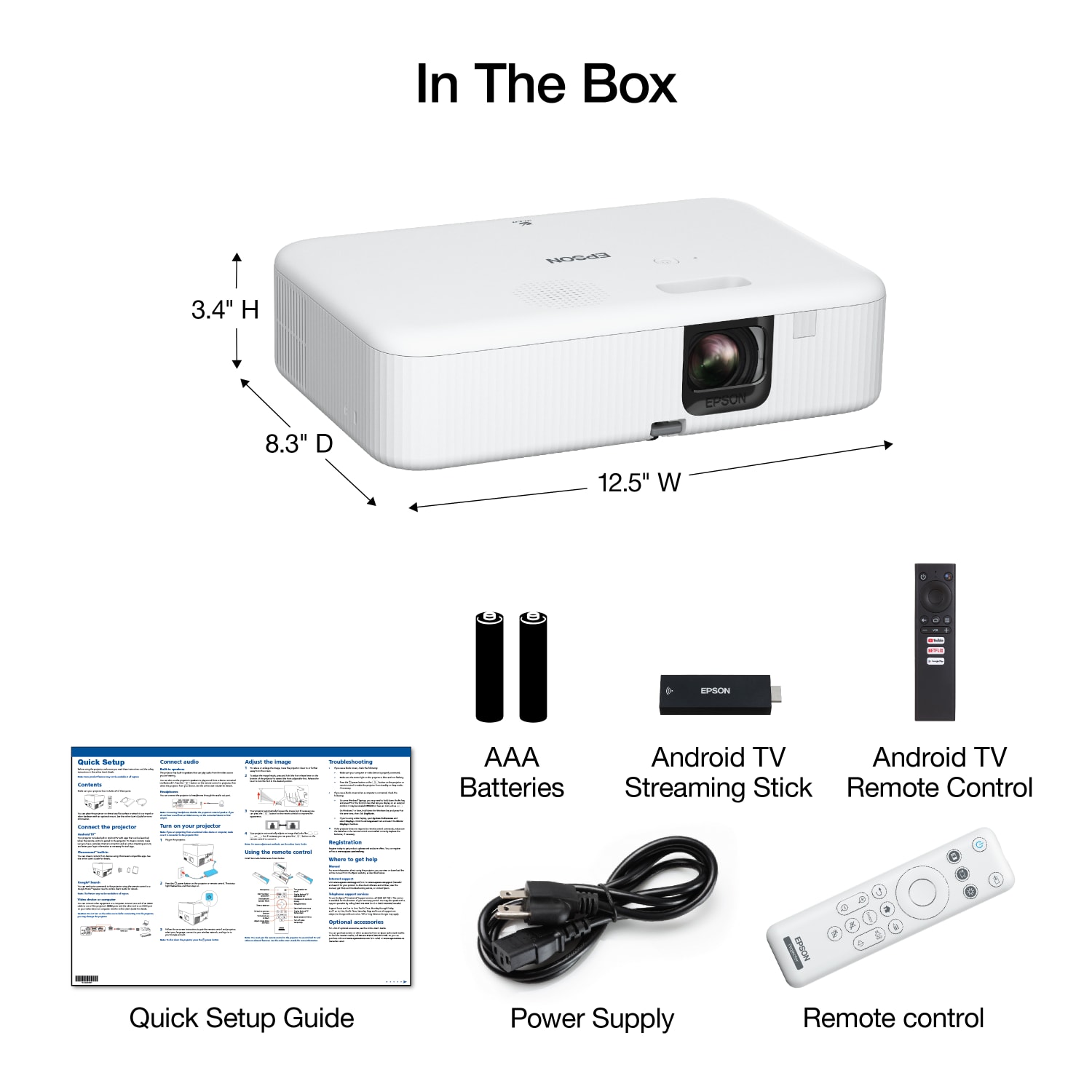 Epson EpiqVision Flex CO-FH02 FHD 3LCD Portable Projector, V11HA85020 - Image 5