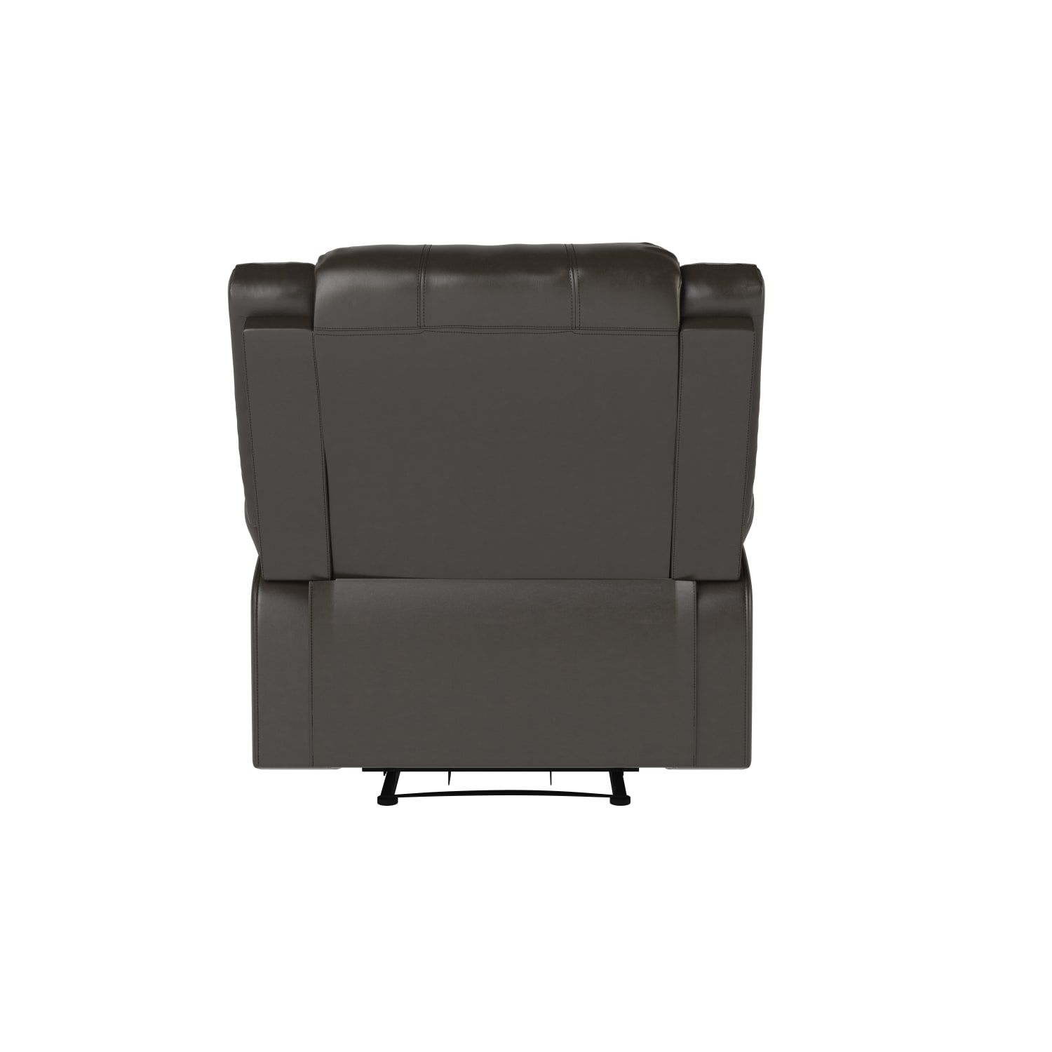 Relax A Lounger Price Faux Leather Manual Recliner, Java - Image 9