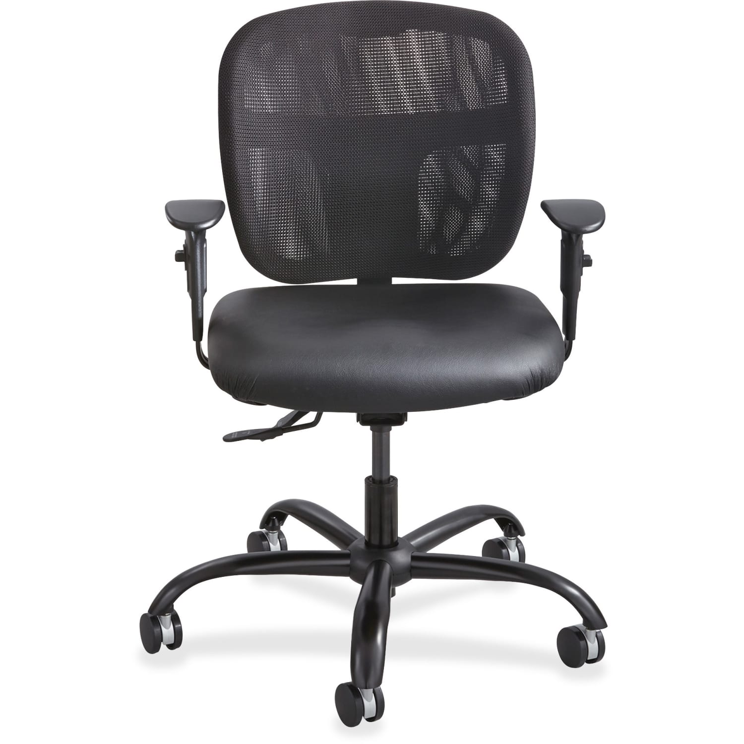 Safco Vue Intensive-Use Mesh Task Chair, Black - Image 4