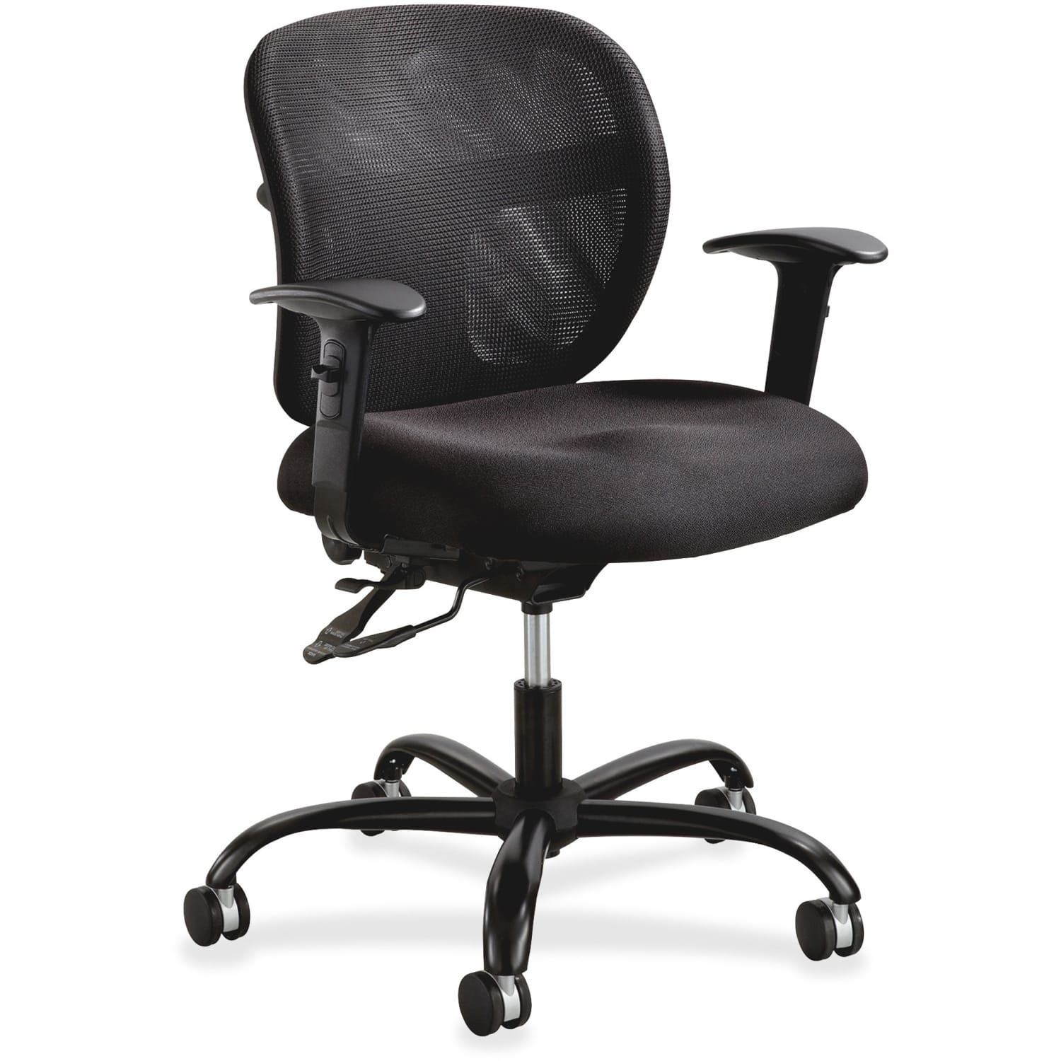 Safco Vue Intensive-Use Mesh Task Chair, Black - Image 5