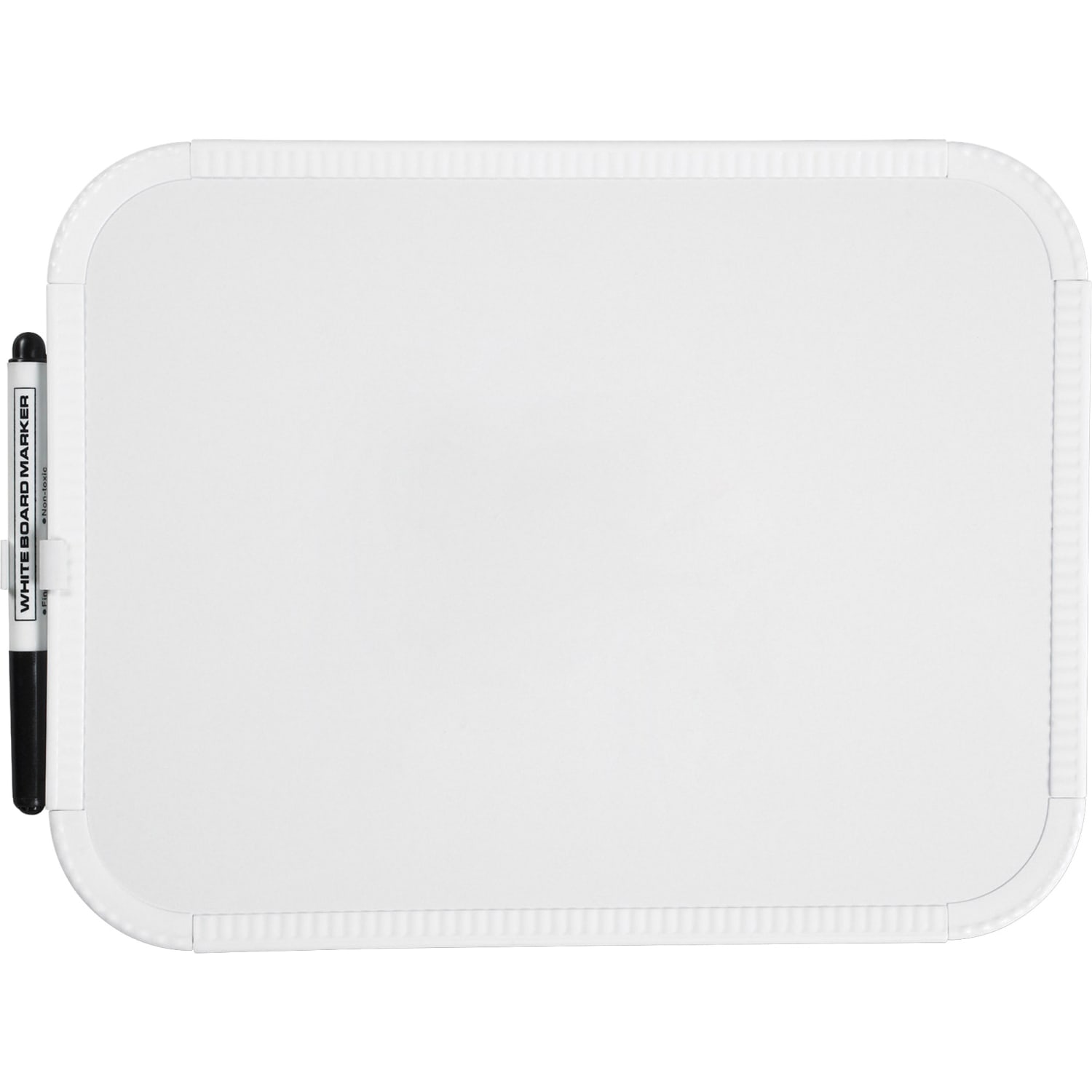 Sparco Mini Melamine Dry-Erase Whiteboard, 11in x 8 1/2in, White Finish Frame - Image 3