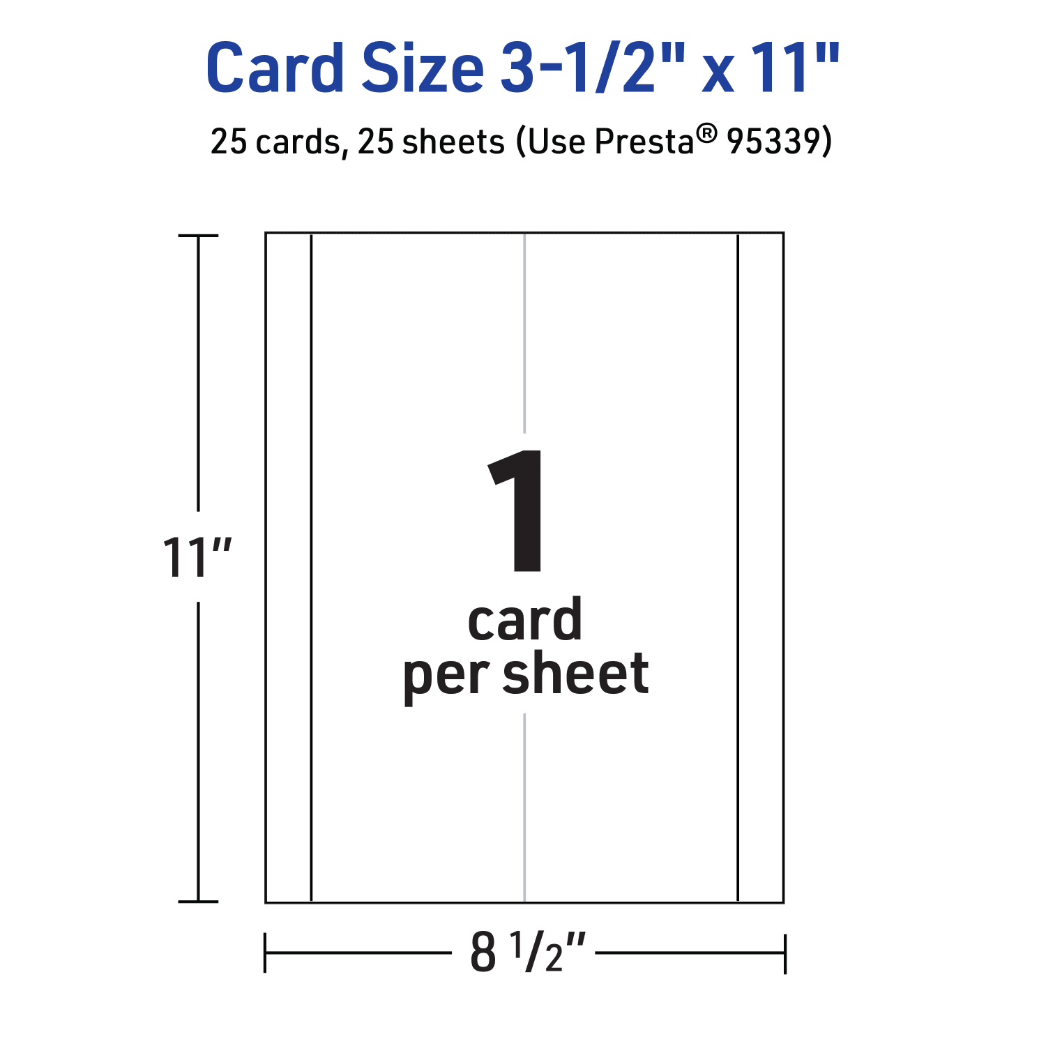 Avery Printable Tent Cards, 3-1/2in x 11in Rectangle, Glossy White, Pack Of 25 - Image 6