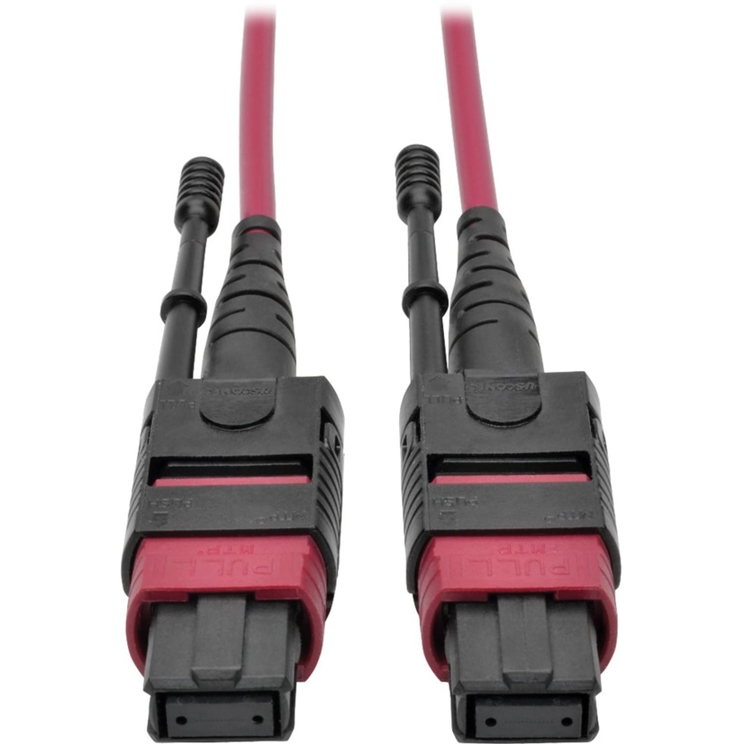 Eaton Tripp Lite Series 100G MTP/MPO Multimode OM4 Plenum-Rated Fiber Optic Cable (F/F), 12 Fiber, 40/100GBAS - N84501M12MG