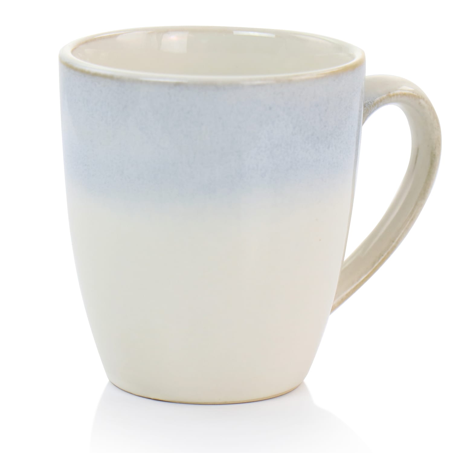Martha Stewart Stoneware Cup Set, 13 Oz, Blue - Image 3