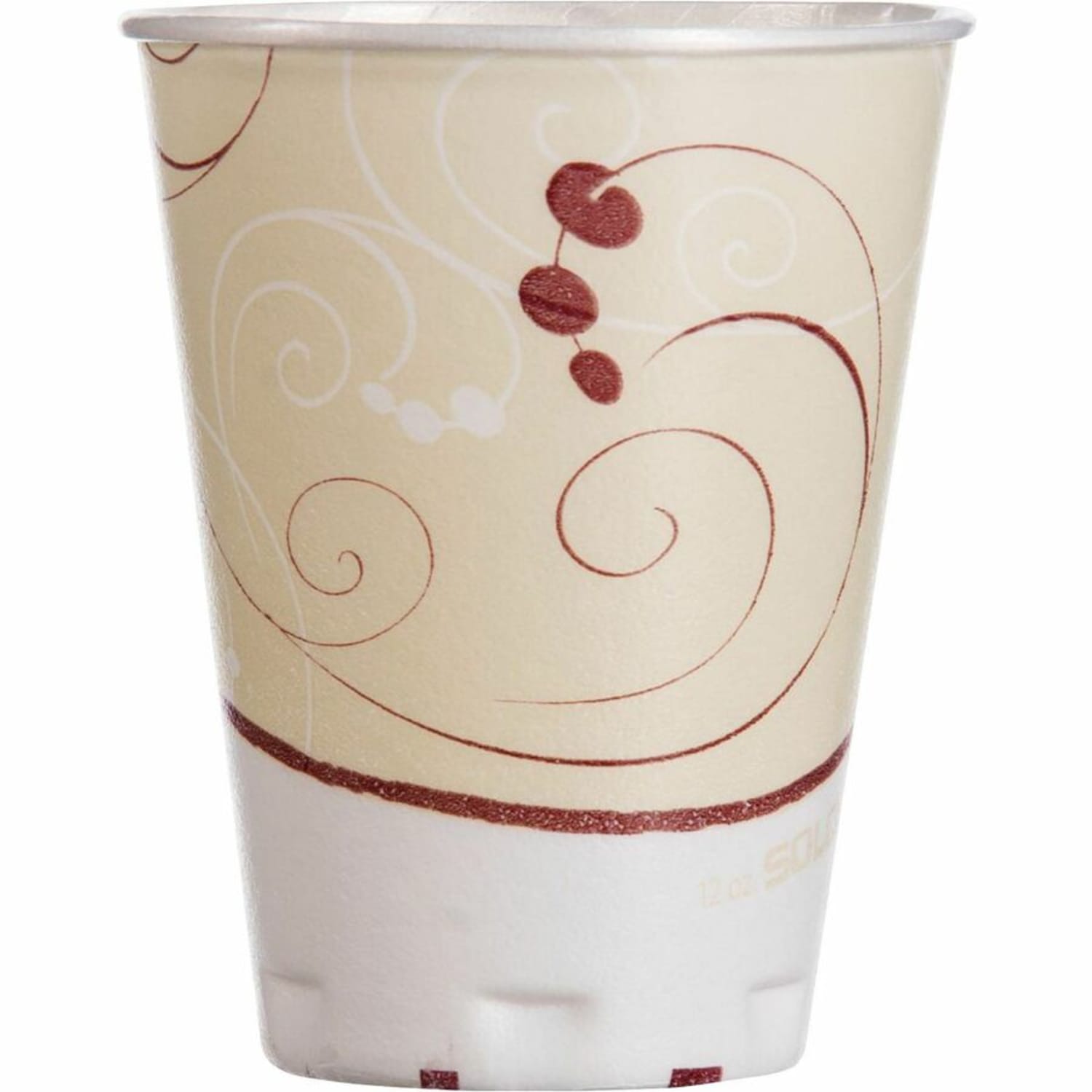 Solo Cup Cozy Touch 12 oz. Insulated Cups - 100 - 12 fl oz - 1000 / Carton - Beige - Foam - Hot Drink, Cold Drink, Beverage - Image 5
