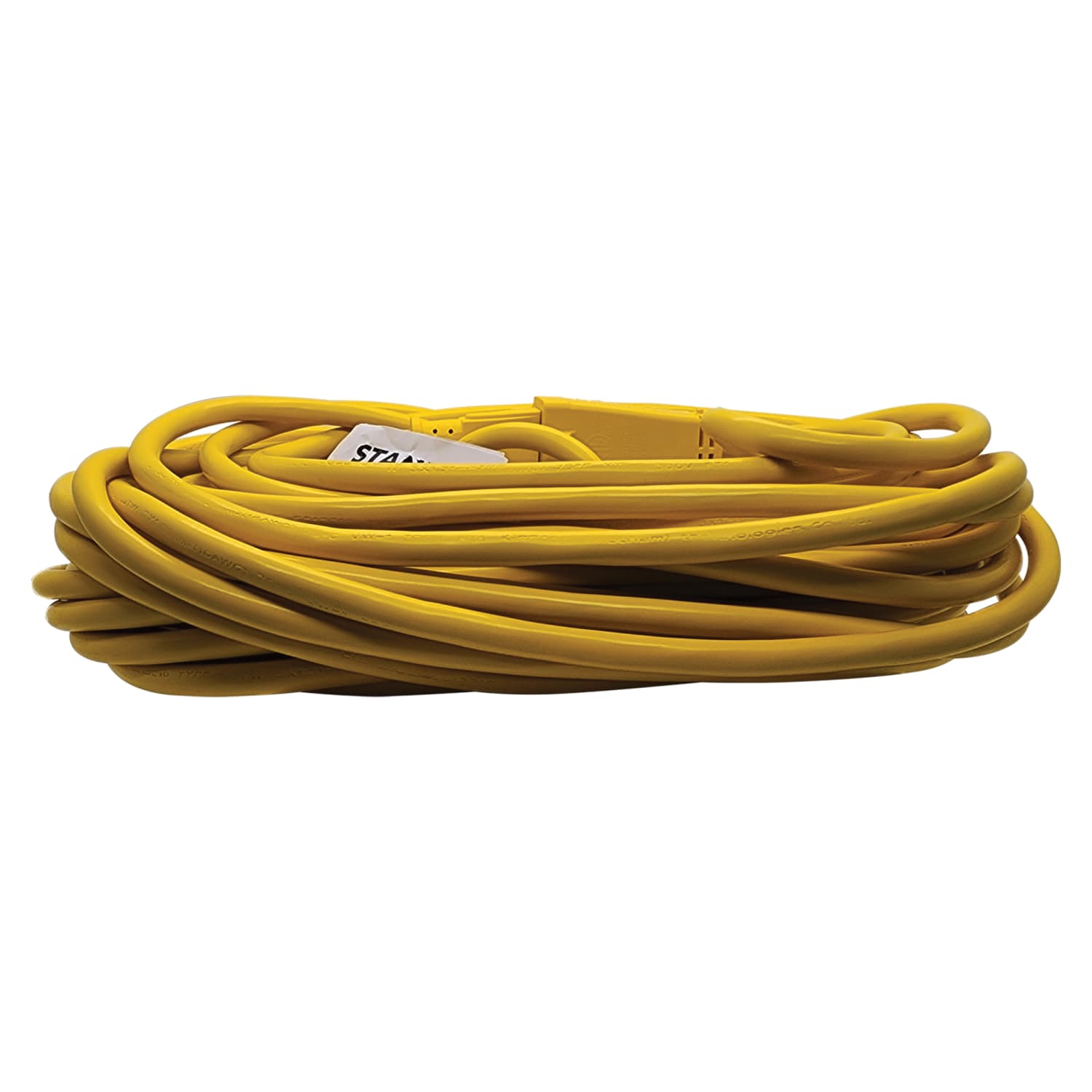Stanley POWERCORD 33507 16 Gauge 3-Prong Outdoor Power Extension Cord, 50ft, Yellow - Image 3