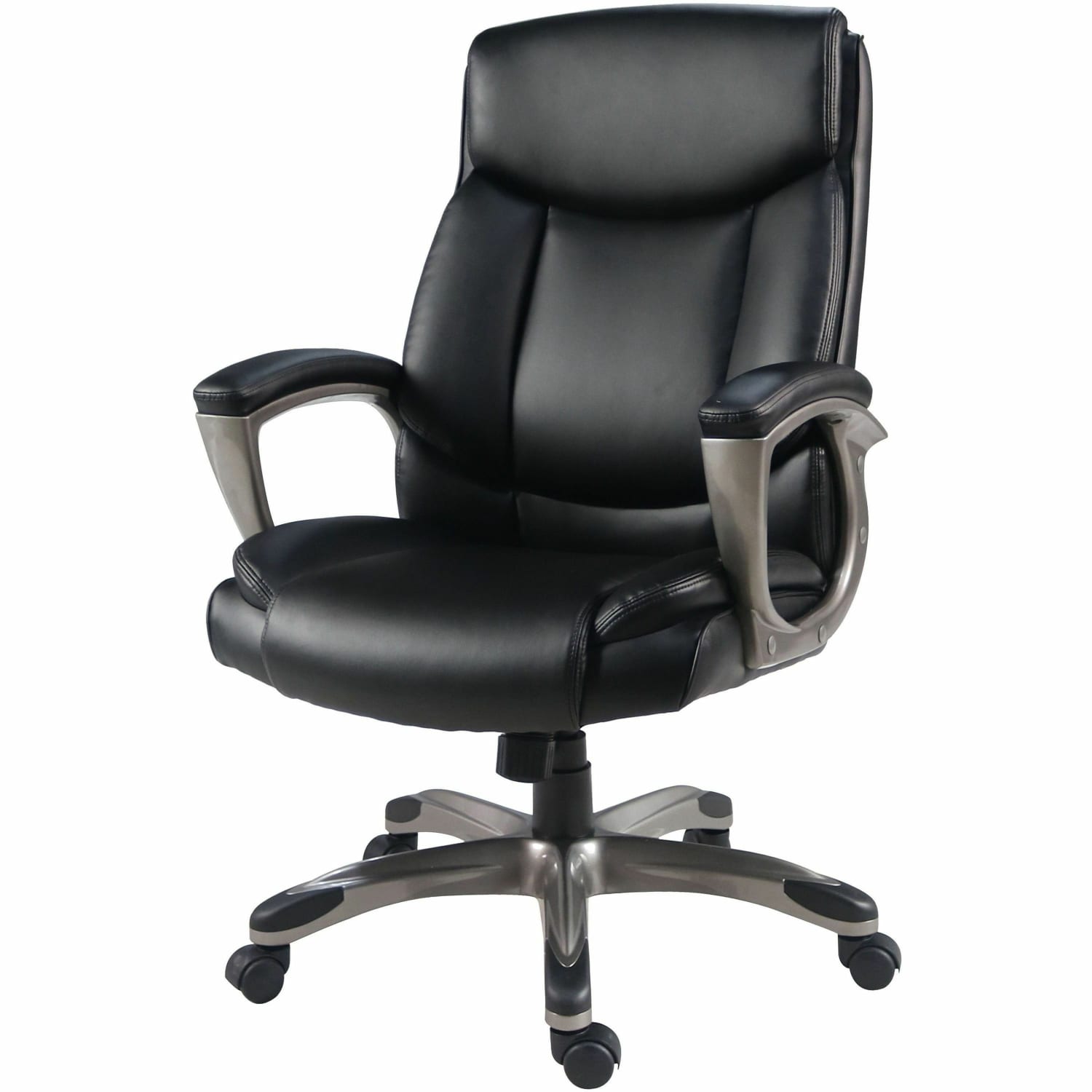 Lorell Sera High-Back Manager Chair, Black, 63270 - Image 5