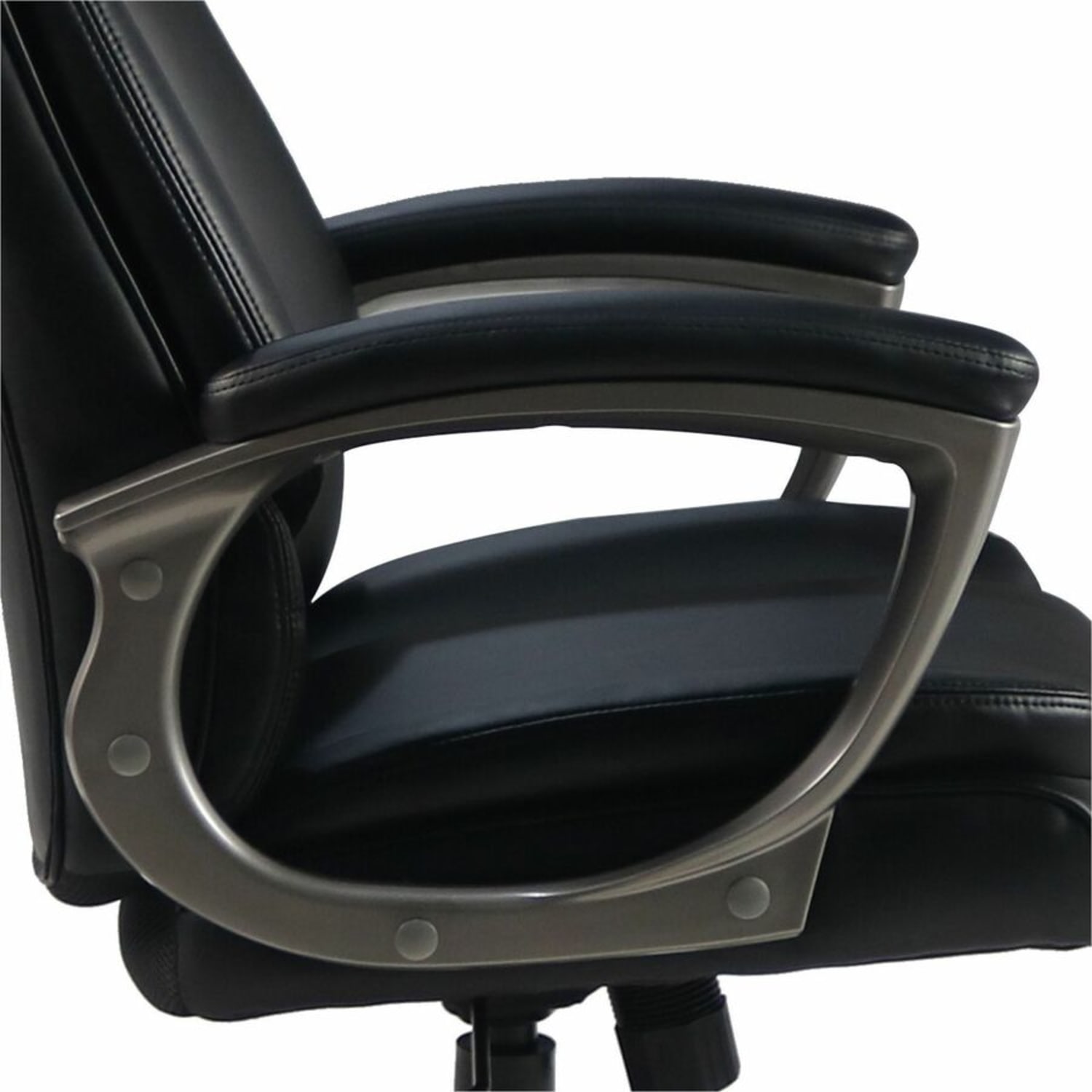 Lorell Sera High-Back Manager Chair, Black, 63270 - Image 6