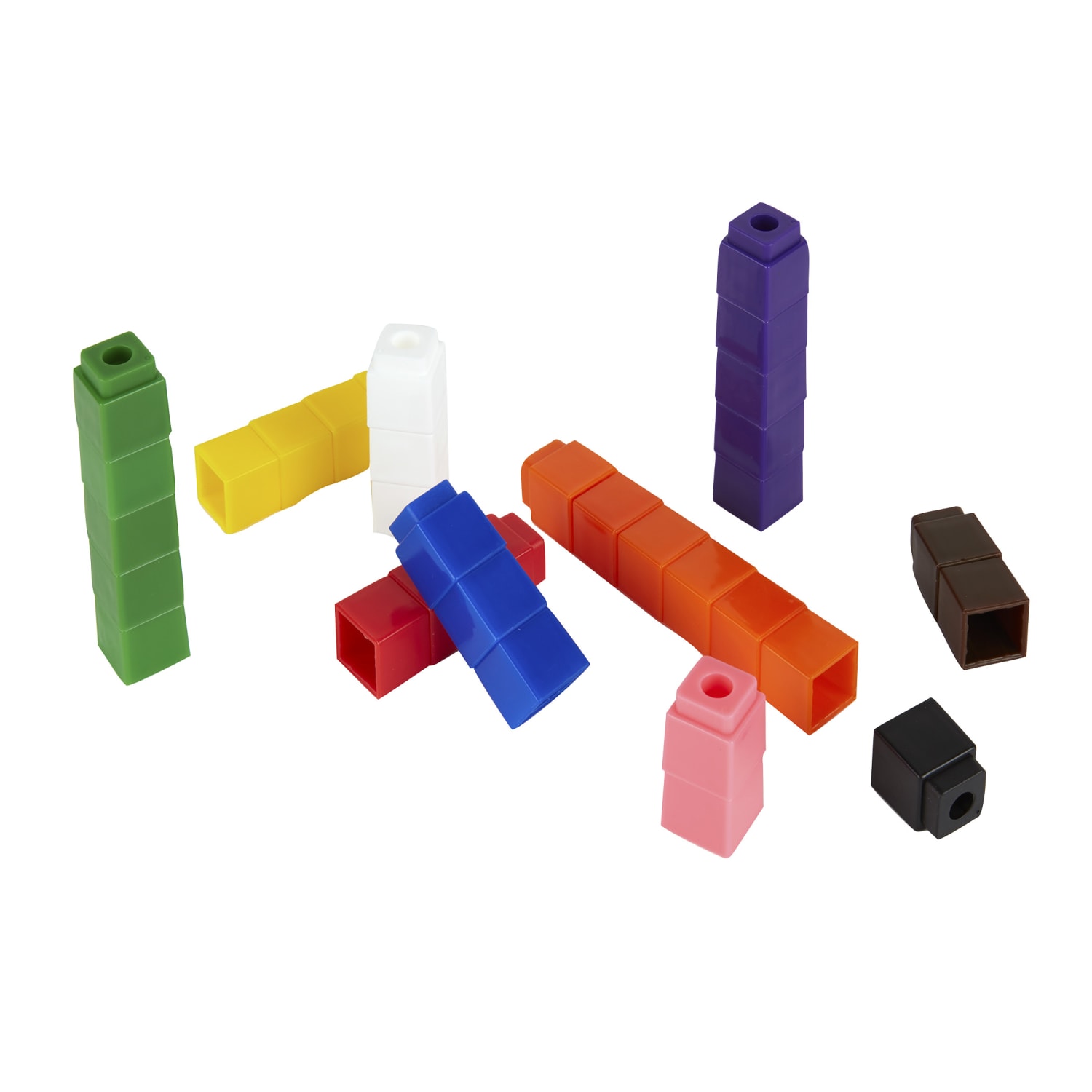 Office Depot Brand Connecting Blocks, Assorted Colors, Pre-K, Set Of 100 Blocks - Image 3