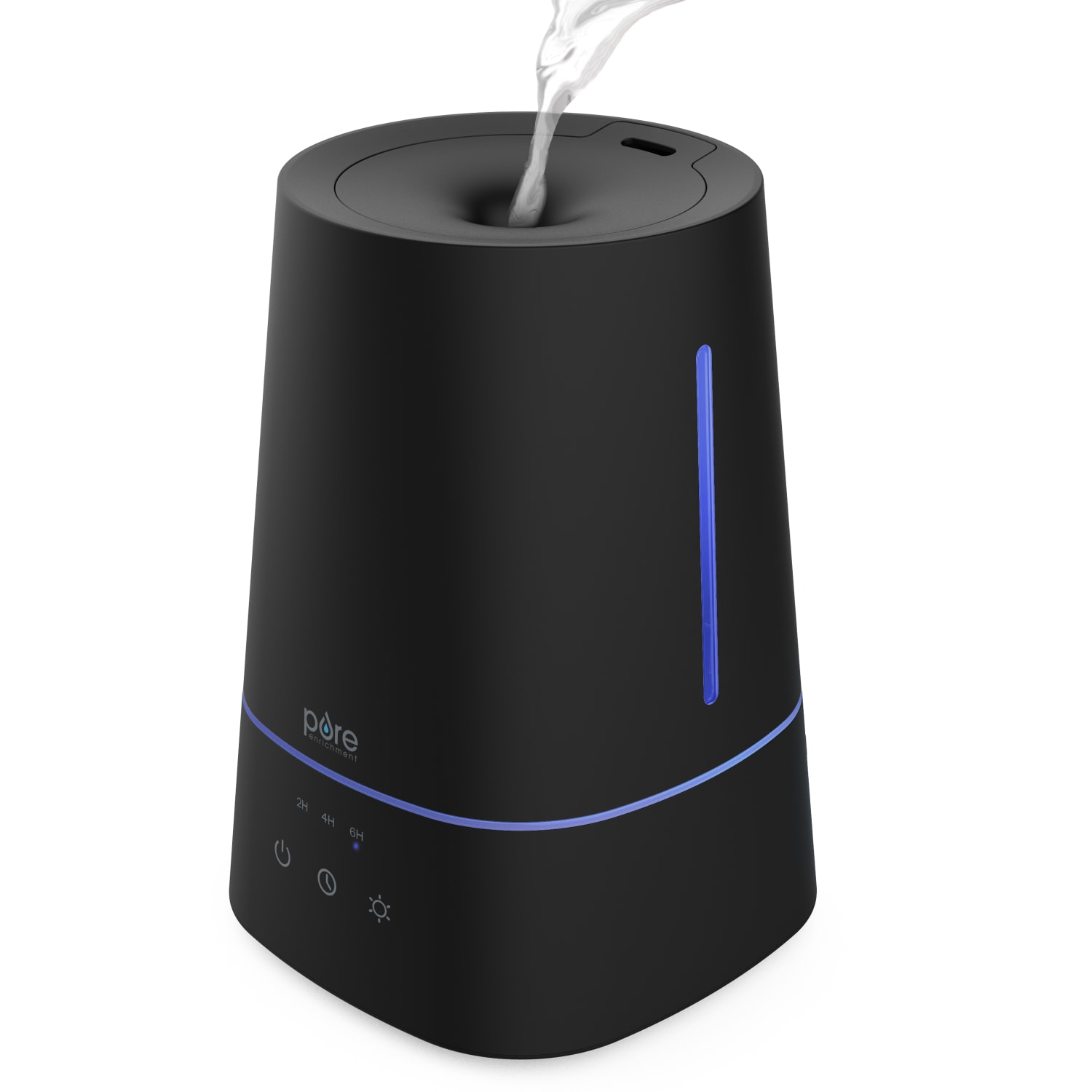 Pure Enrichment HUME Max Top-Fill Ultrasonic Cool Mist Humidifier, 11-1/2in x 7-1/2in, Black - Image 4