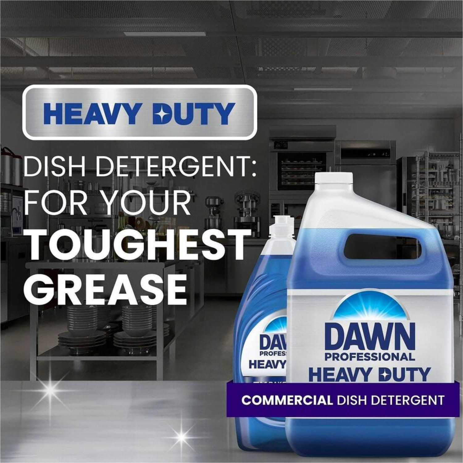 Dawn Manual Pot/Pan Detergent - 38 fl oz (1.2 quart) - Heavy Duty - Blue - 64 / Pallet - Image 5