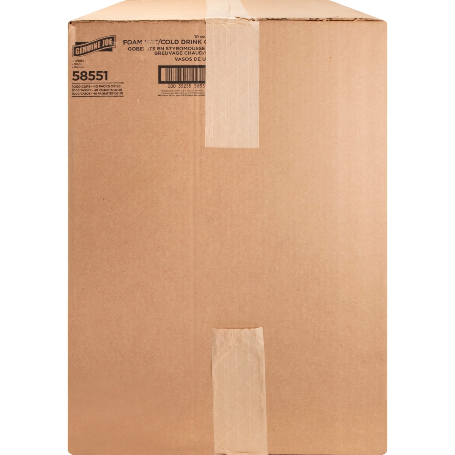 Genuine Joe Hot/Cold Foam Cups, 10 Oz., Carton Of 1000 - Image 5