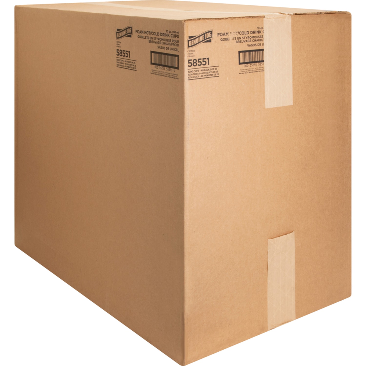 Genuine Joe Hot/Cold Foam Cups, 10 Oz., Carton Of 1000 - Image 6