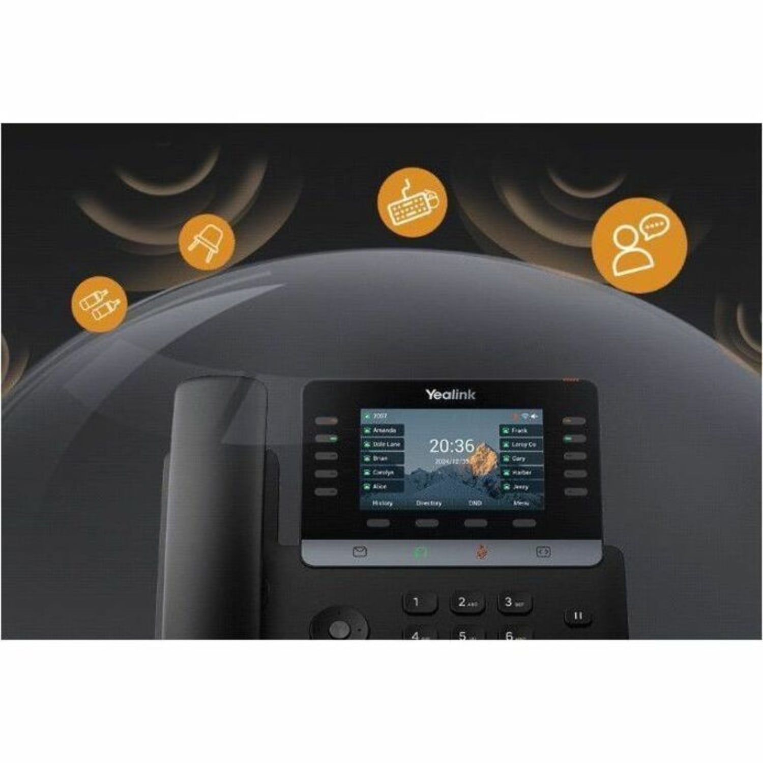 Yealink T74W IP Phone, Total Qty 1 - Image 6