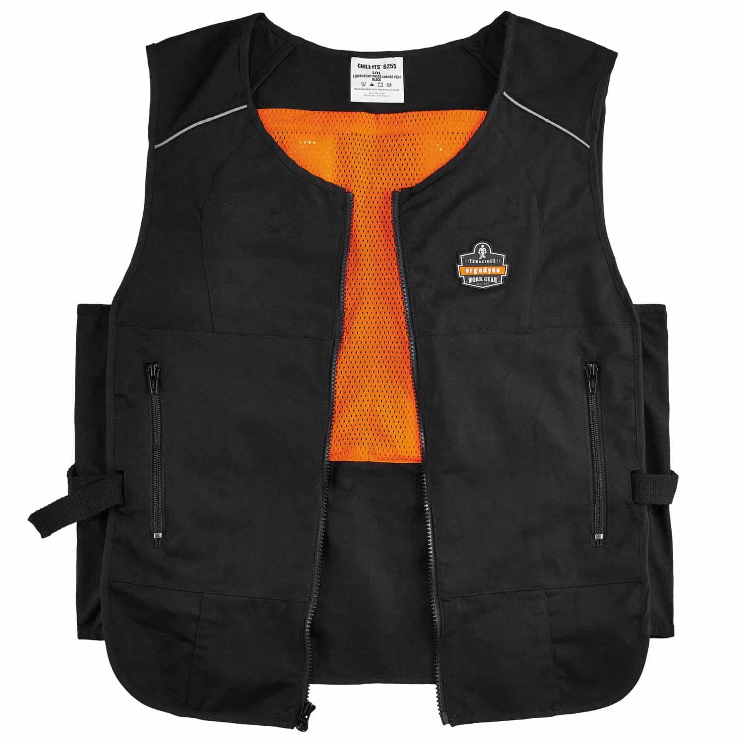 Ergodyne Chill-Its Phase Change Cooling Vest, Small/Medium, Black, 6255 - Image 3